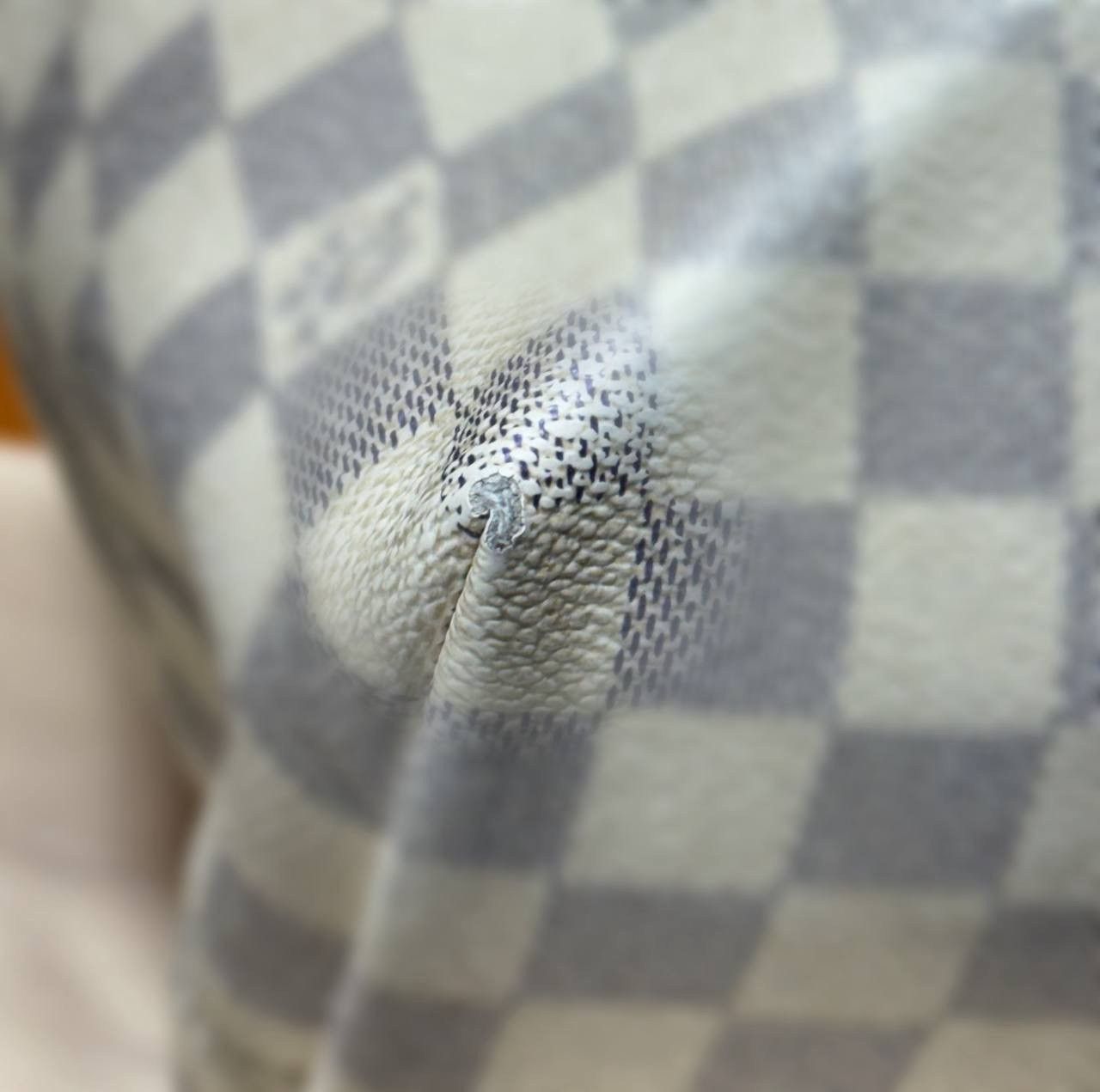 Louis Vuitton AUTH LOUIS VUITTON Iena MM Damier Azu Tote Bag Box Dust Azur Size ONE SIZE - 15 Thumbnail