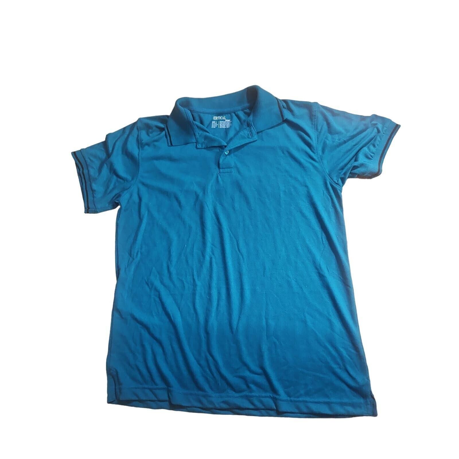 Designer Vertical Sport Men's Golf Polo Shirt Blue Size Large Size US L / EU 52-54 / 3 - 1 Preview