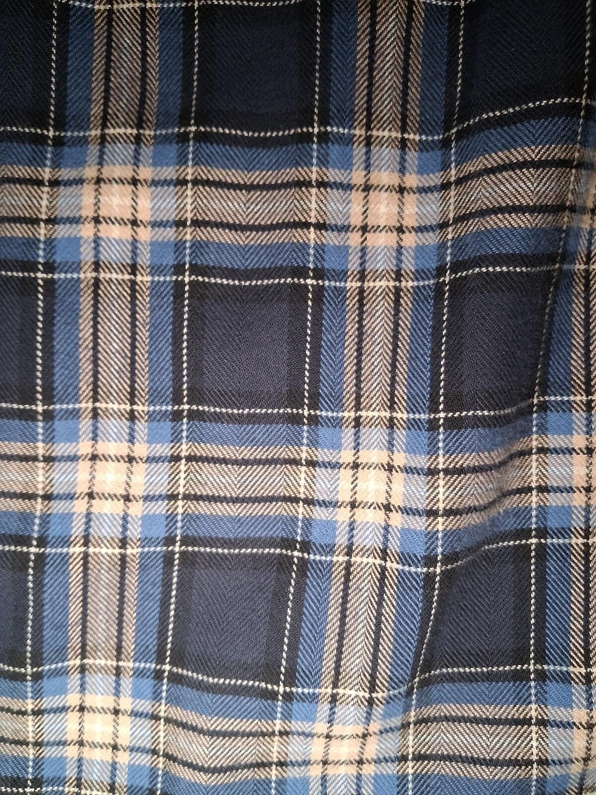 L.L. Bean LL Bean Flannel Button Up Shirt XXLT Blue Multicolor Plaid Size US XXL / EU 58 / 5 - 6 Thumbnail