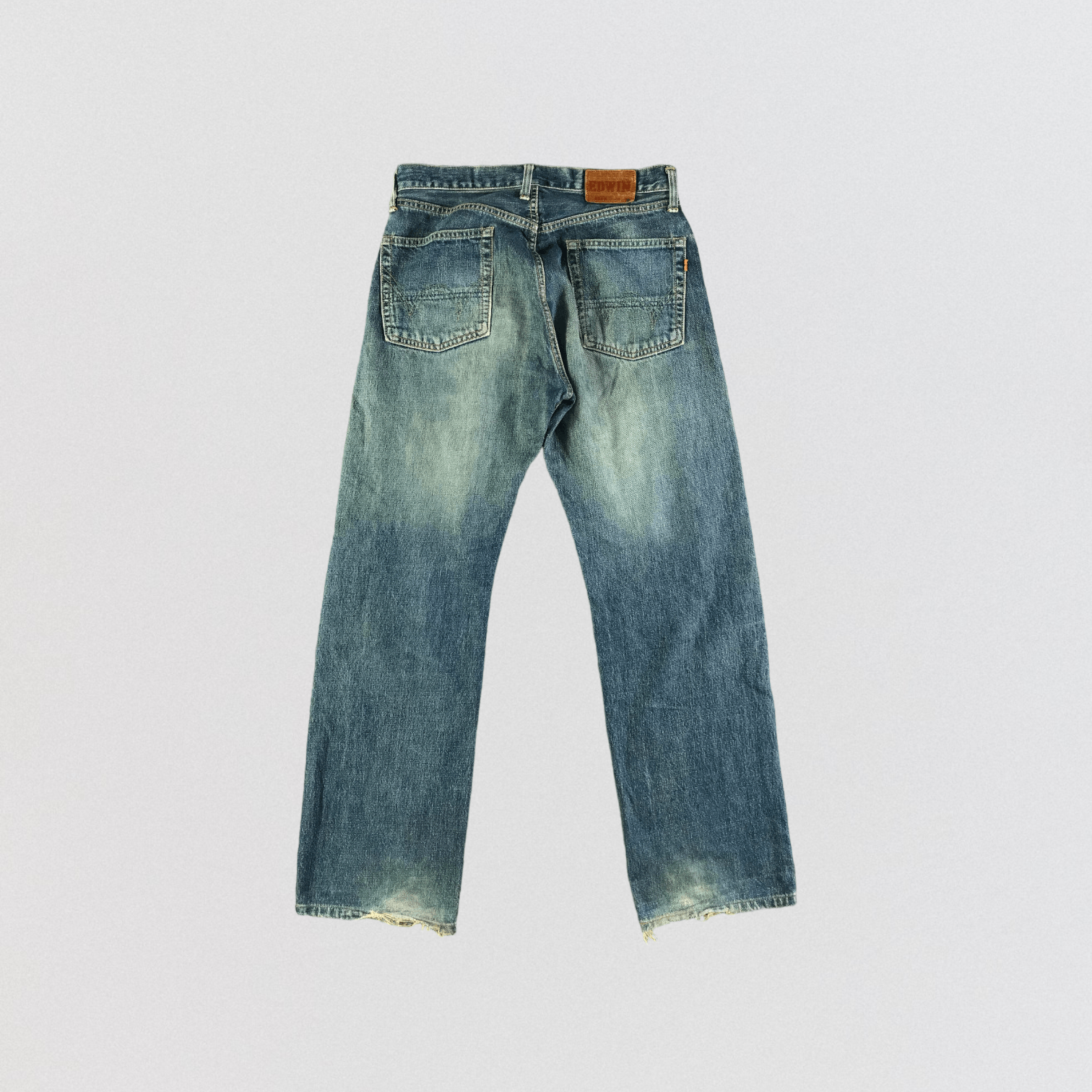 Edwin Vintage Blue Wash Edwin 505 Selvedge Jeans-JM3614 Size US 31 - 2 Thumbnail