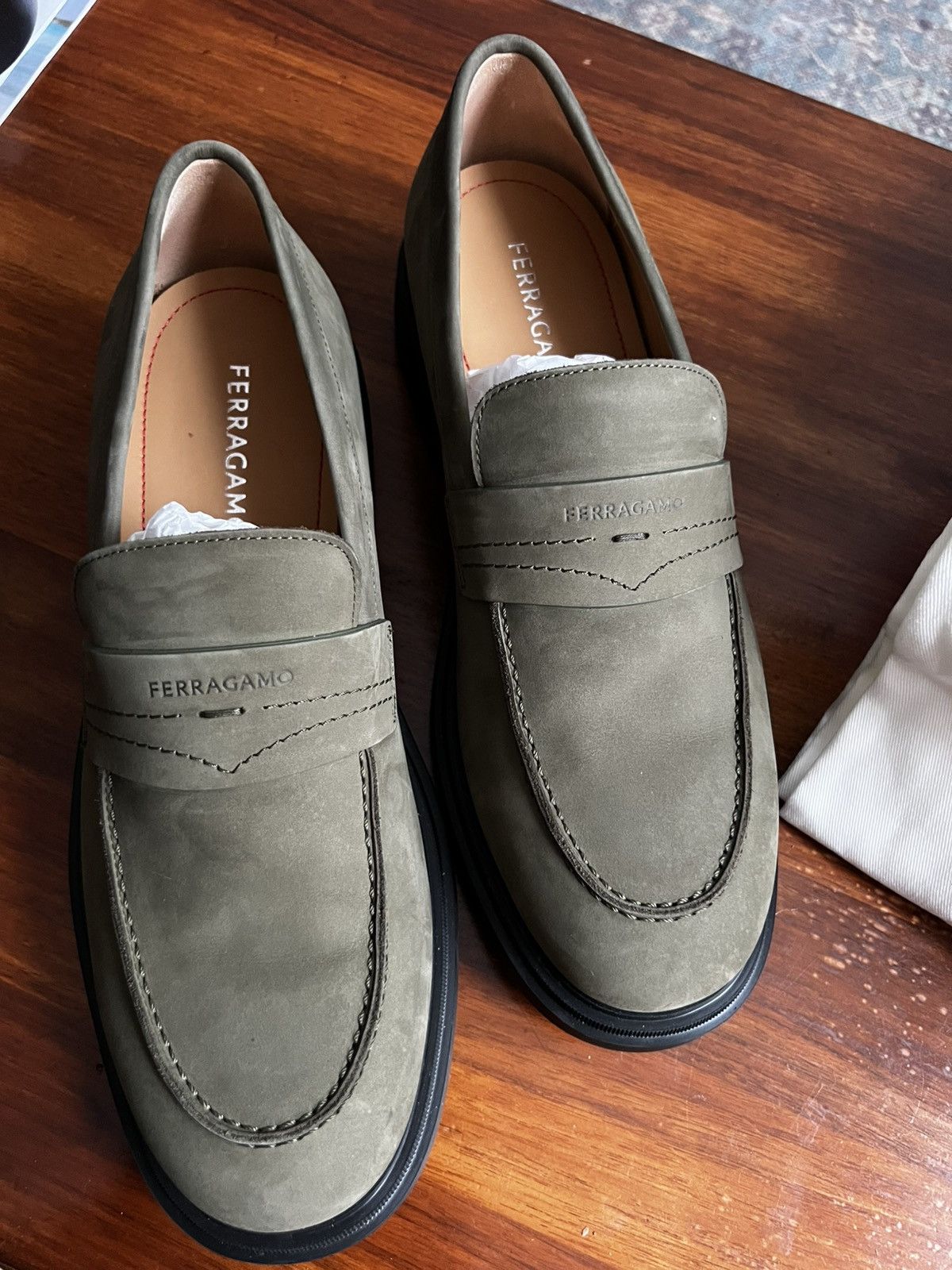 Salvatore Ferragamo Salvatore Ferragamo Caligola Loafers Size US 10.5 / EU 43-44 - 1 Thumbnail