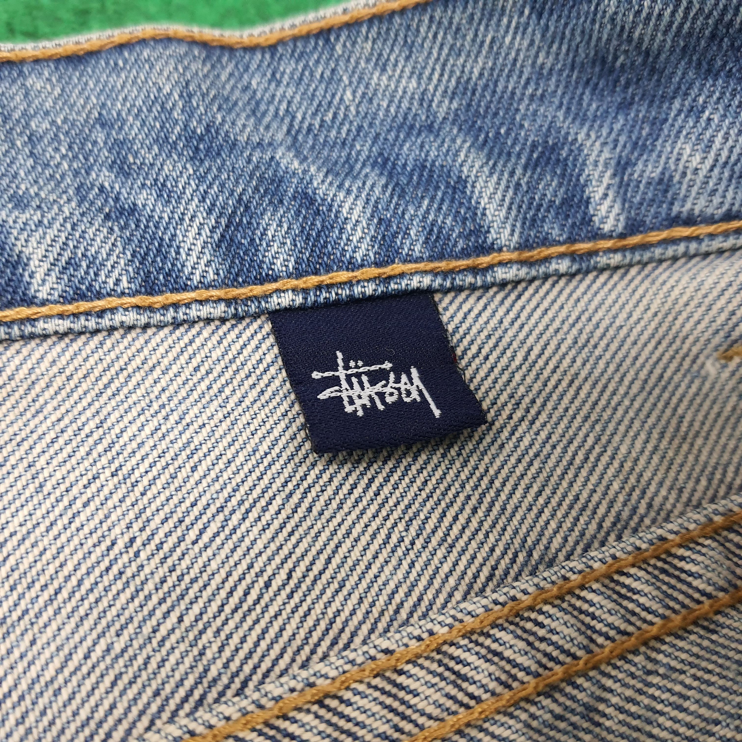 Stussy Vintage Stussy Streetwear Custom Logo Jeans Size US 32 / EU 48 - 8 Thumbnail
