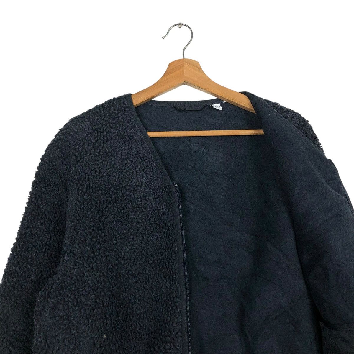 Japanese Brand 🔥FLEECE SHERPA DIP PILE JACKET ZIPPER UNIQLO UNDERCOVER Size US S / EU 44-46 / 1 - 14 Thumbnail
