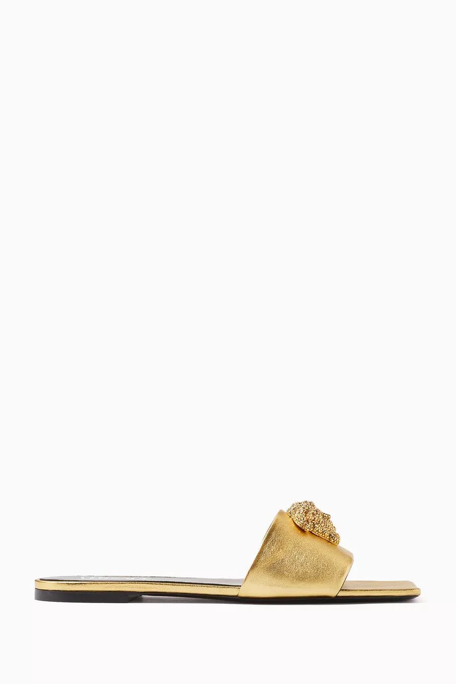 Versace o1y0226 Flats in Gold Size US 5 / IT 35 - 1 Thumbnail