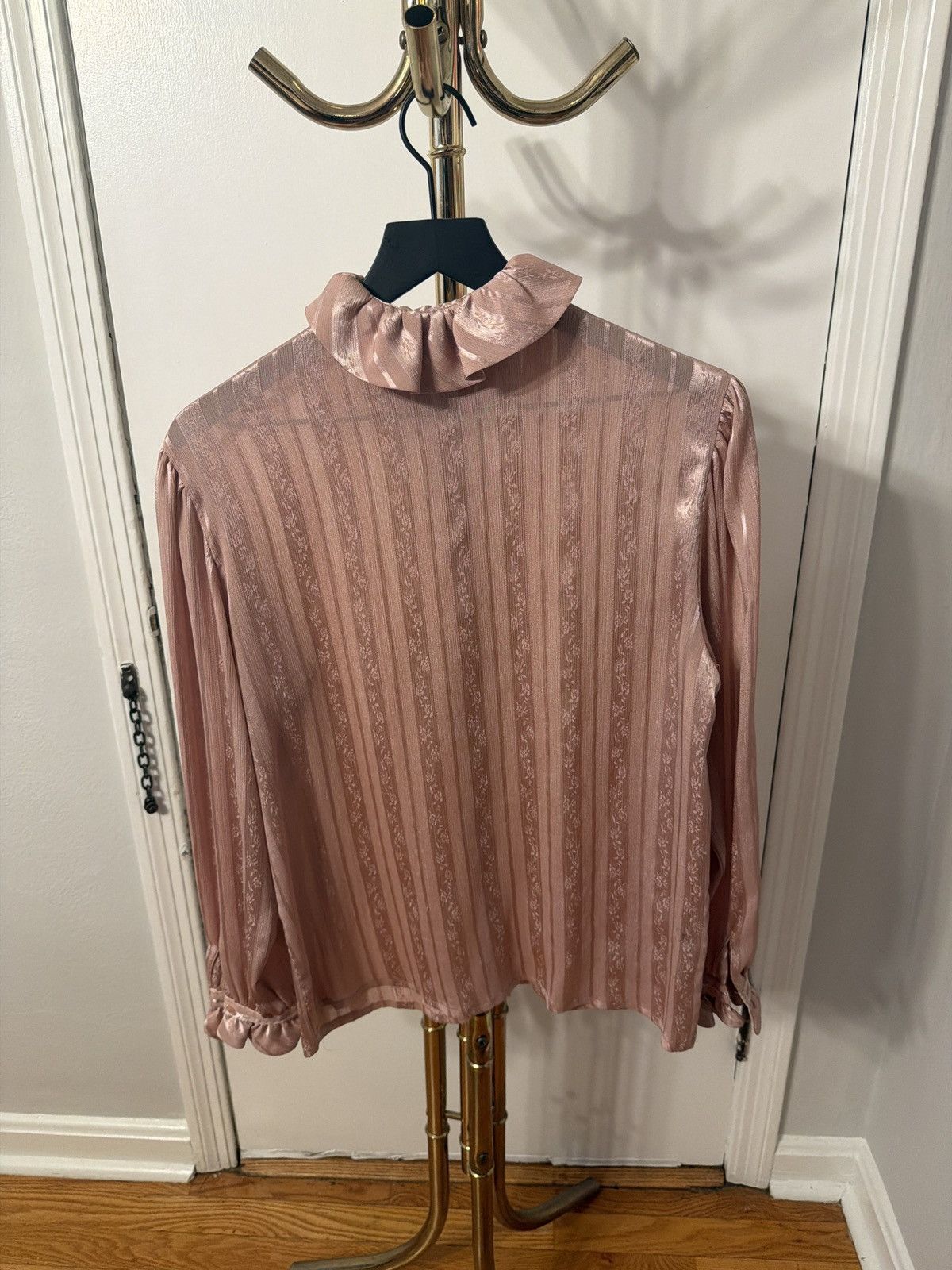 Vintage Vintage Compositions Ruffled Button Up Size M / US 6-8 / IT 42-44 - 2 Thumbnail