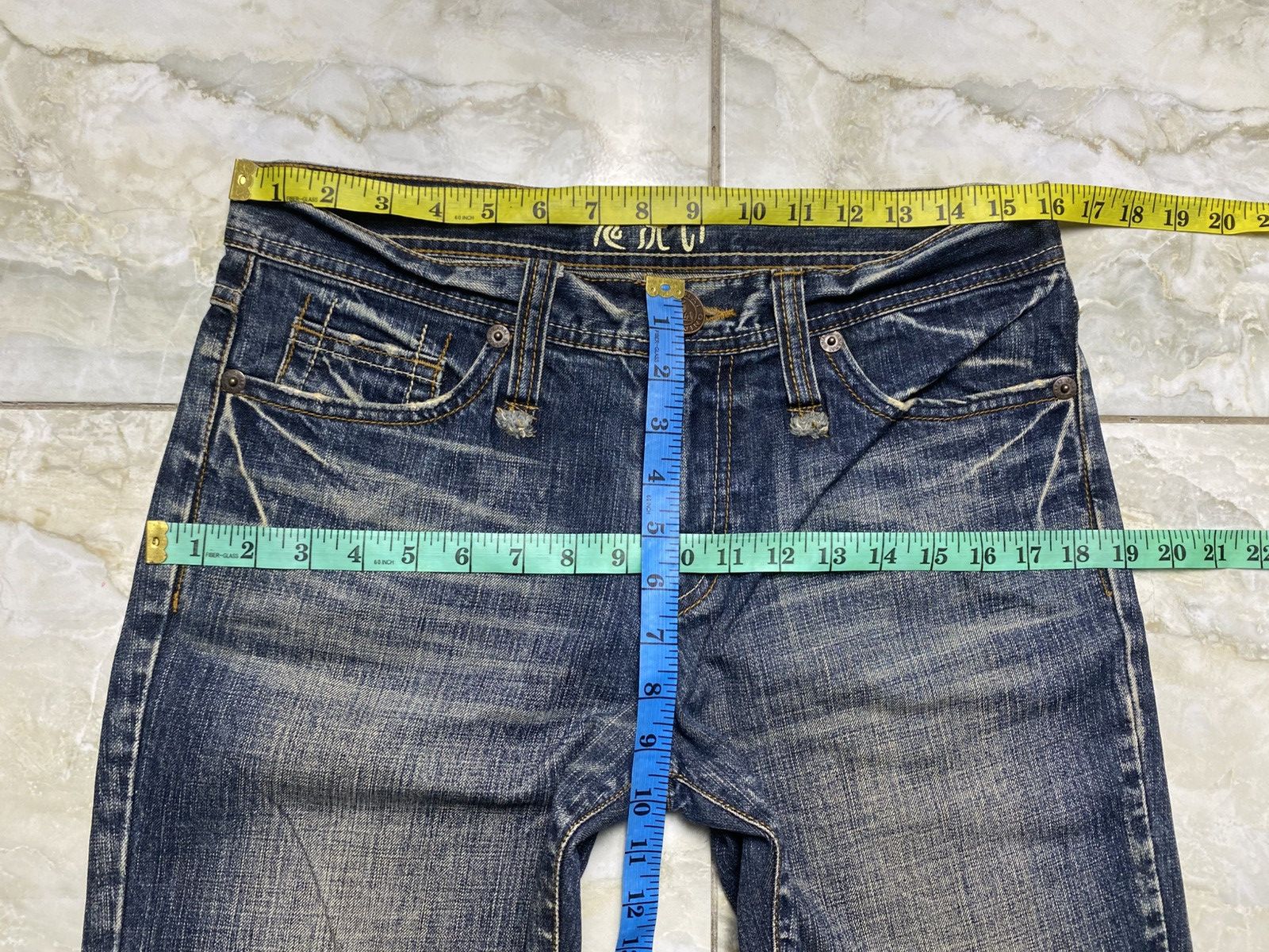 Japanese Brand Oniarai Devil@Satan Embroidered Jeans Size US 32 / EU 48 - 4 Thumbnail