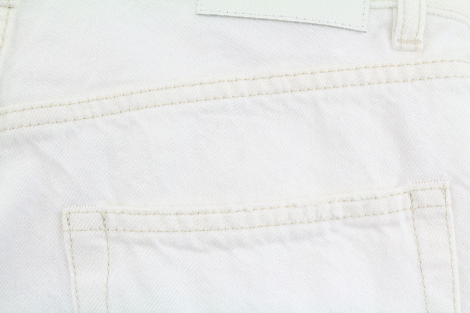 R13 BOYFRIEND 23 Aerin White Cropped Denim Jeans 89848 Size 23" - 13 Thumbnail