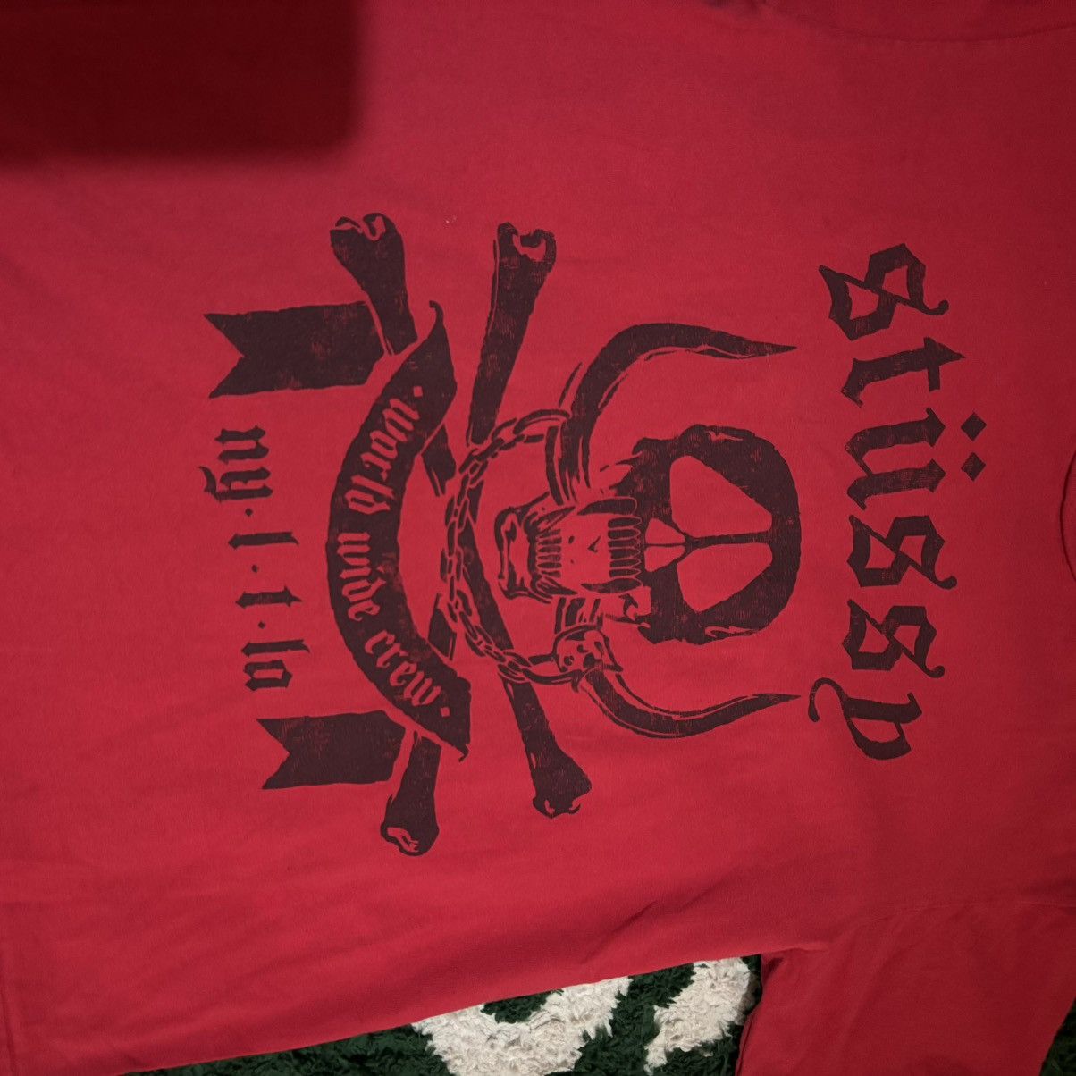 Stussy × Vintage Vintage Stussy Motorhead style logo tshirt Size US M / EU 48-50 / 2 - 2 Thumbnail
