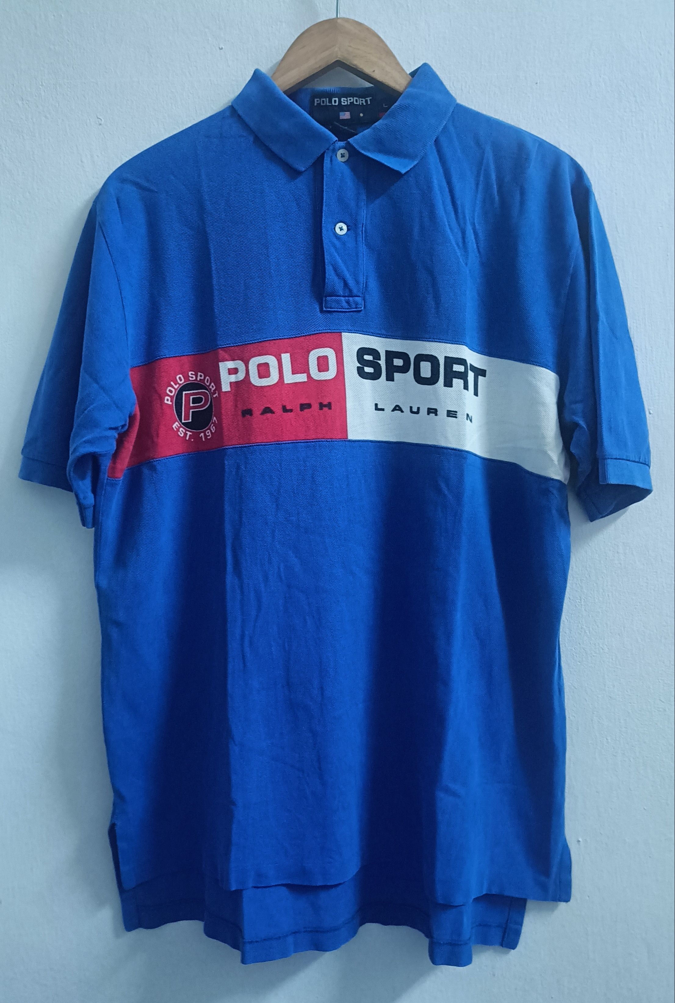 Polo Ralph Lauren 🔥🔥 Rare Vintage Polo Sport Ralph Lauren Polo Tee Size US L / EU 52-54 / 3 - 1 Thumbnail