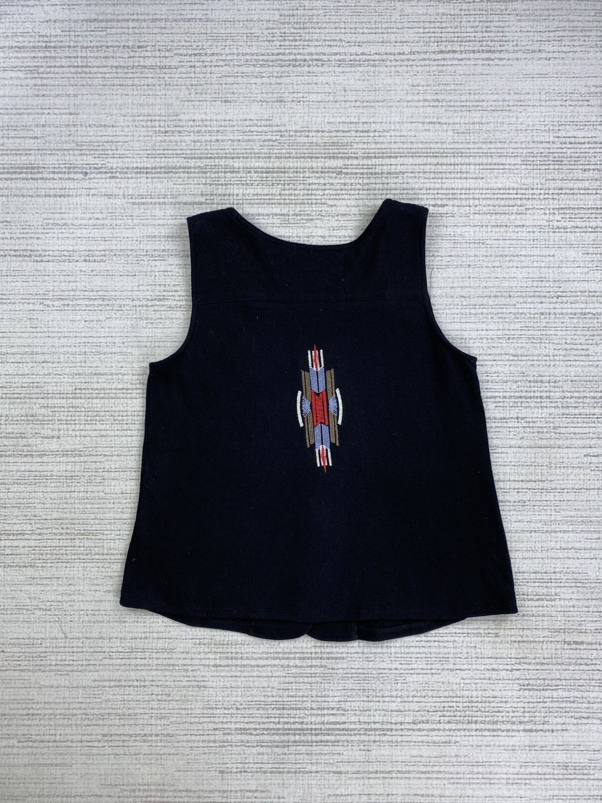 Japanese Brand × Vintage Vintage S.E.I Native Navajo Style Vest Jacket Size US S / EU 44-46 / 1 - 2 Thumbnail