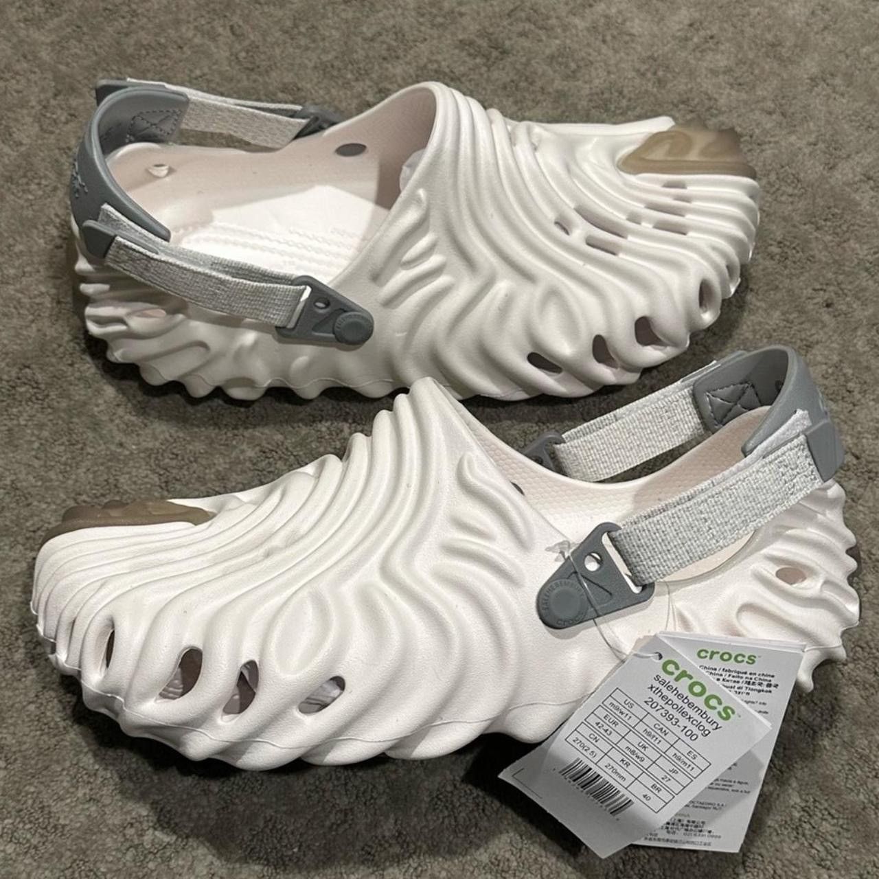 image of Crocs Pollex Clog By he Bembury “Stratus” Shoes in White, Men's (Size 9)