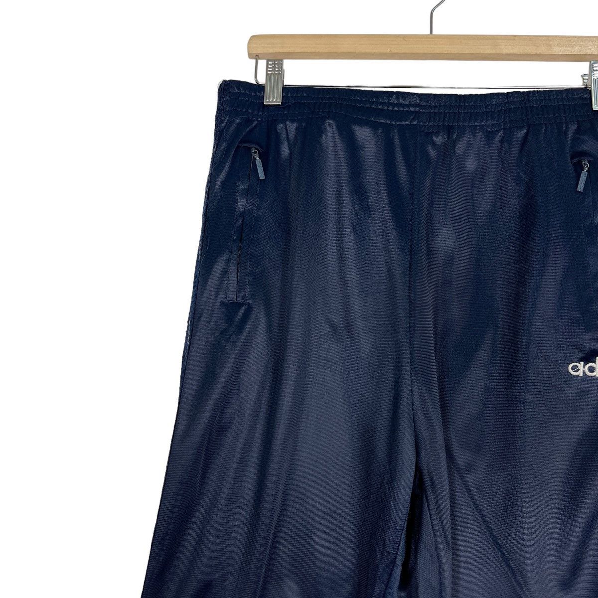 Adidas 🔥 VINTAGE 90s ADIDAS SIDE SNAP BUTTON TRACK PANTS Size US 30 / EU 46 - 6 Thumbnail