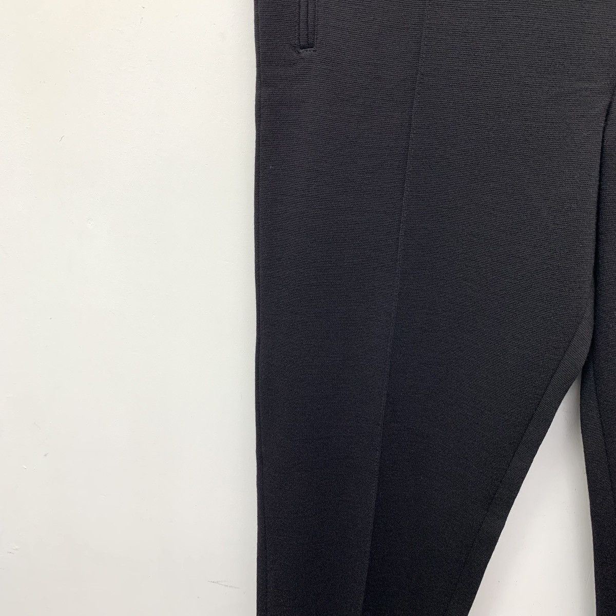 Dolce & Gabbana Dolce & Gabbana Black Wool Casual Trousers K26WX Size US 38 / EU 54 - 4 Thumbnail