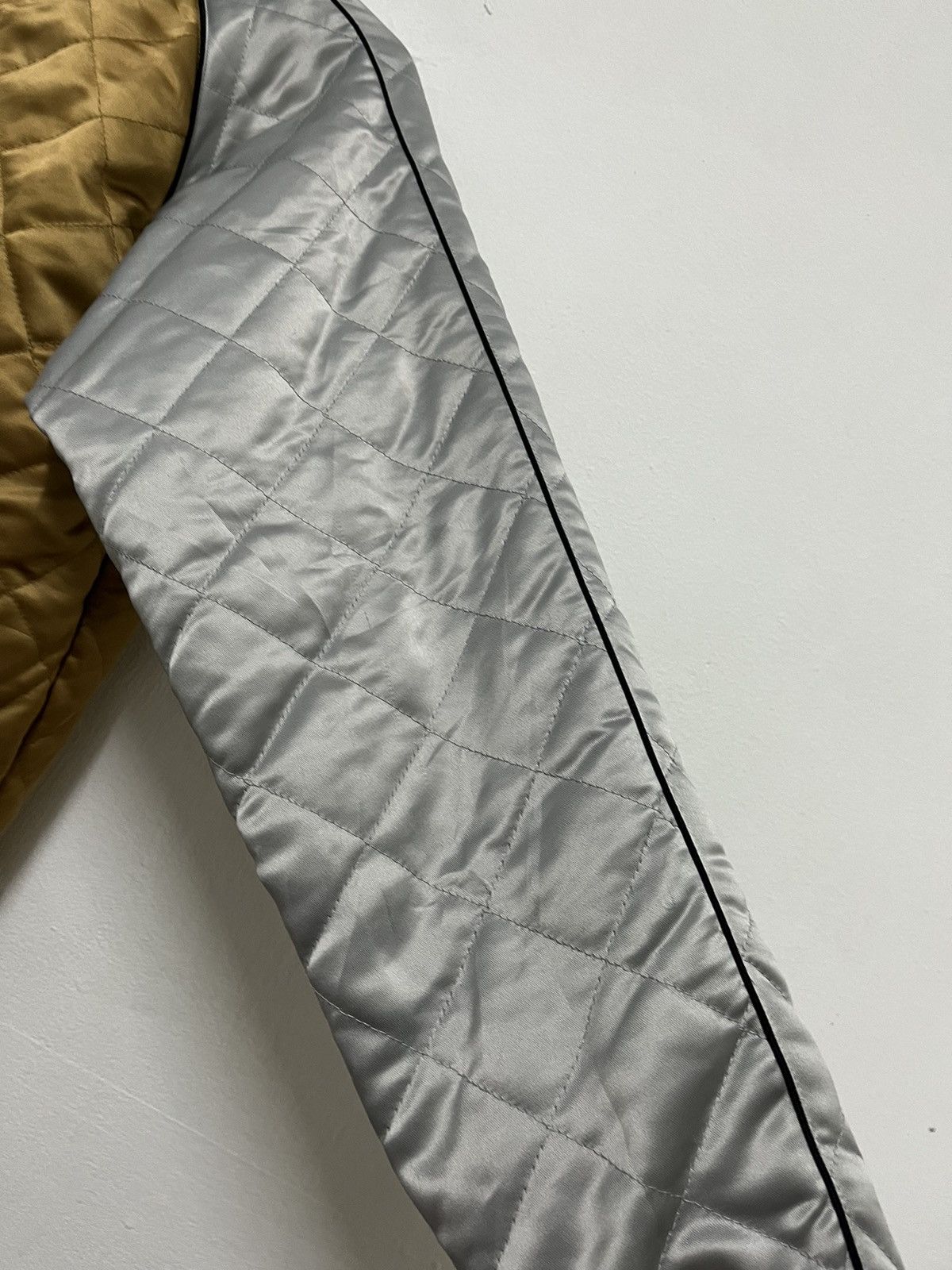 Hang Ten × Japanese Brand Hang ten quilted gold silver bomber jacket Size US M / EU 48-50 / 2 - 6 Thumbnail