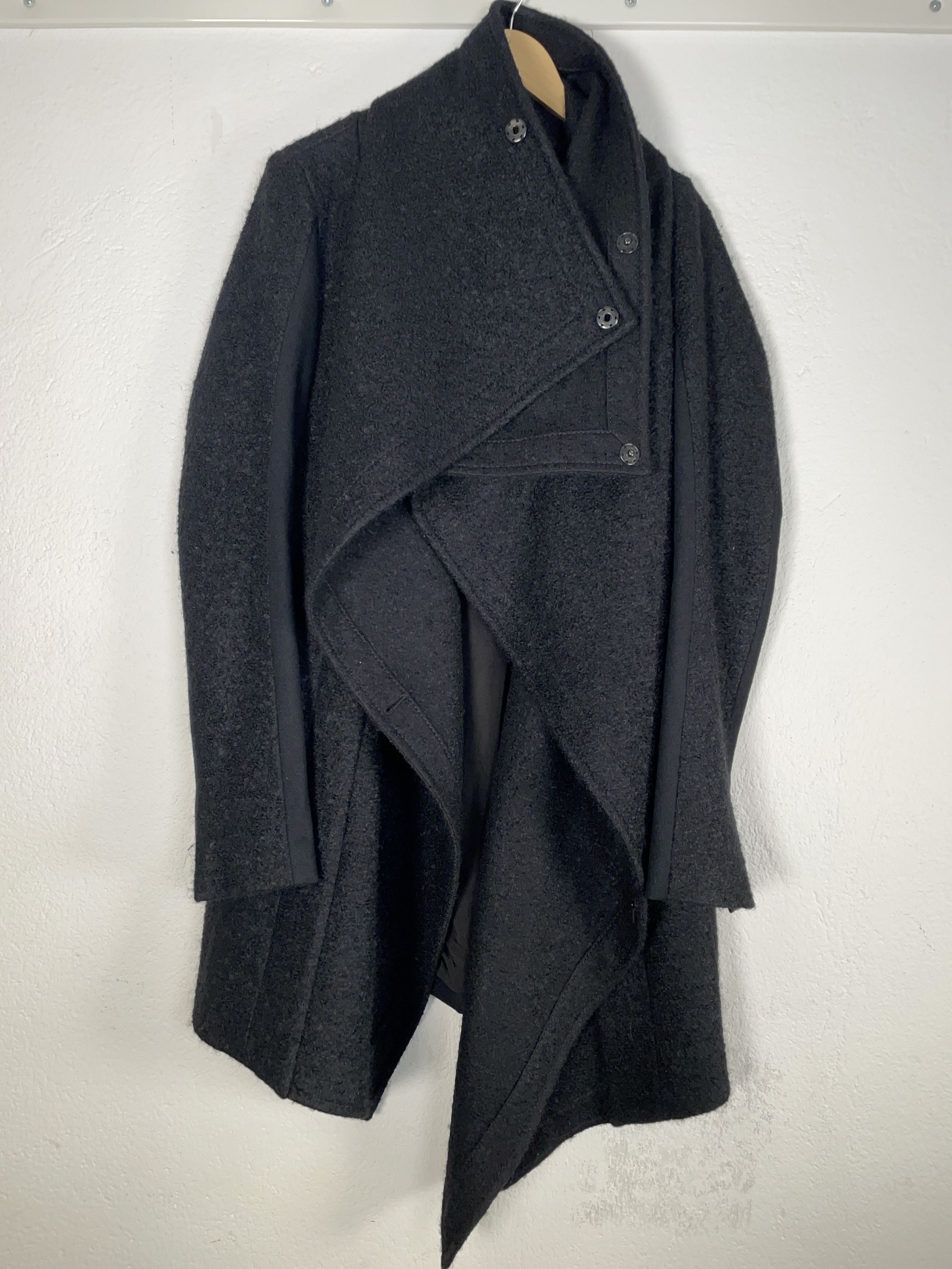 image of Julius Melton Mohair Coat Resonance Fw 12-13 Size 3 in Black, Men's