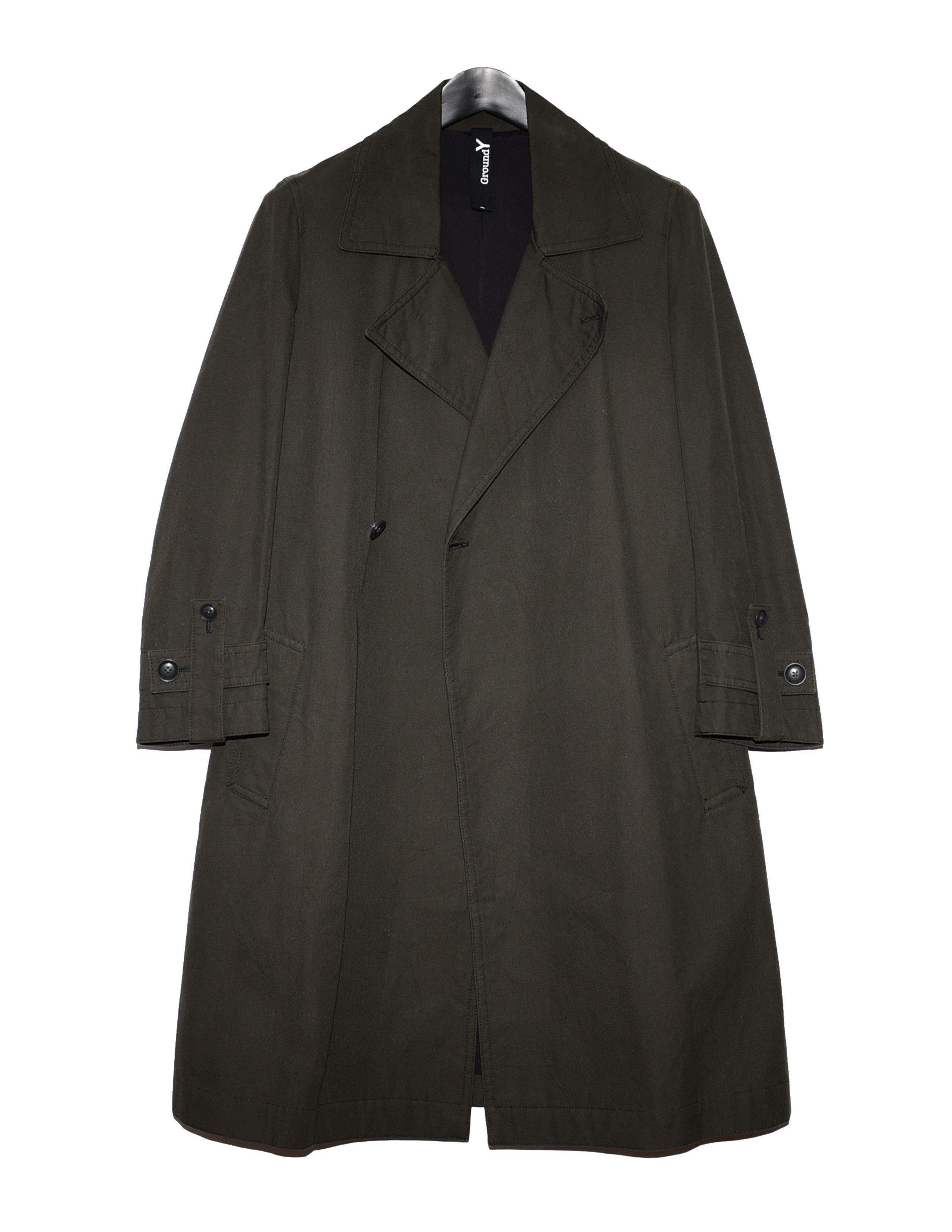 Yohji Yamamoto Yohji Yamamoto Ground Y 19AW Double coat GC-C03-002 | Grailed