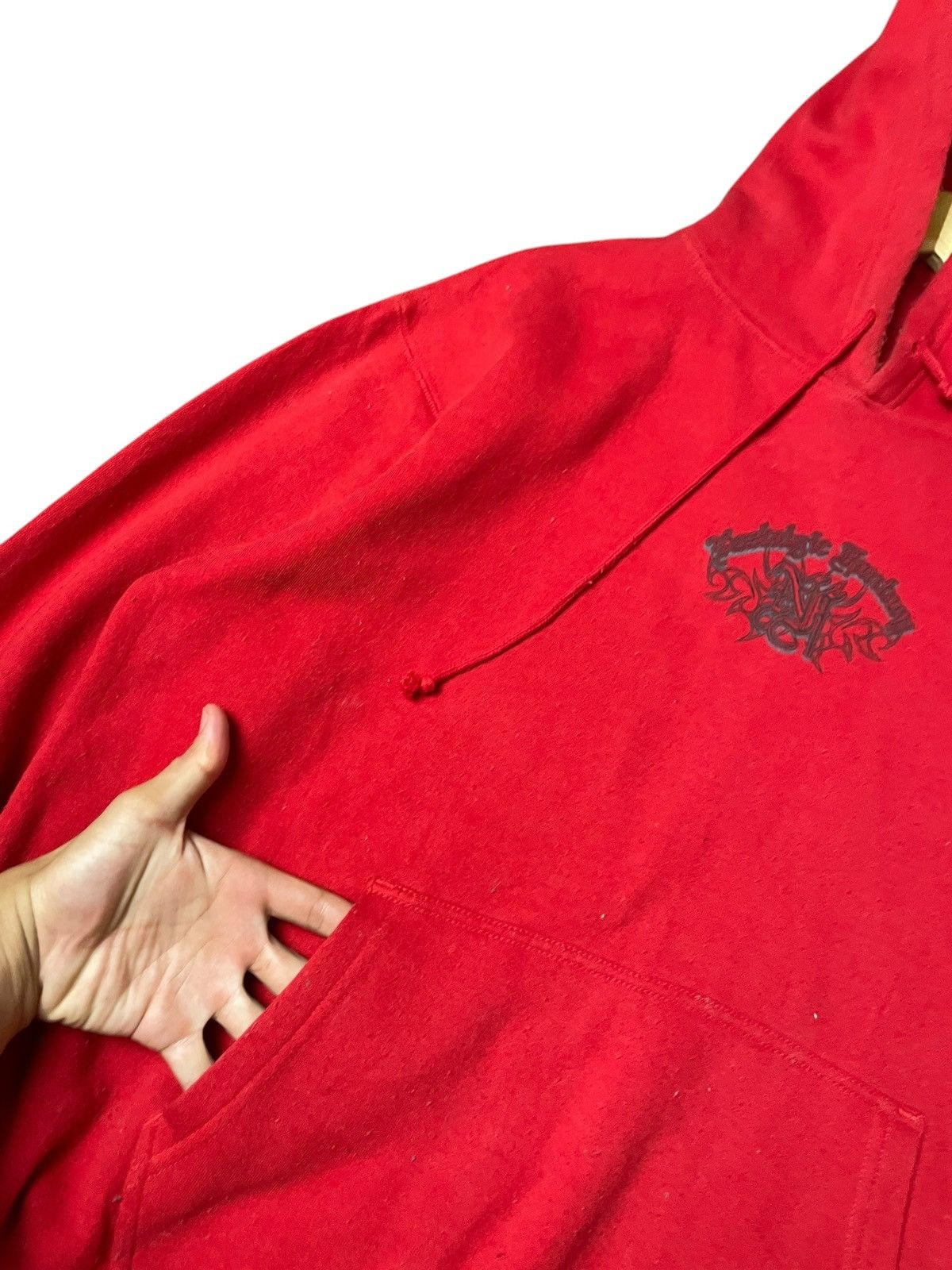 Japanese Brand × Vintage NOSTALGIC Gothic Cross Print Pullover Hoodie (80) Size US L / EU 52-54 / 3 - 7 Thumbnail