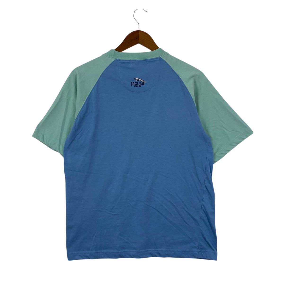 Vintage JAGUAR CLUB Embroidered Raglan Short Sleeve Tshirt Size US M / EU 48-50 / 2 - 3 Thumbnail