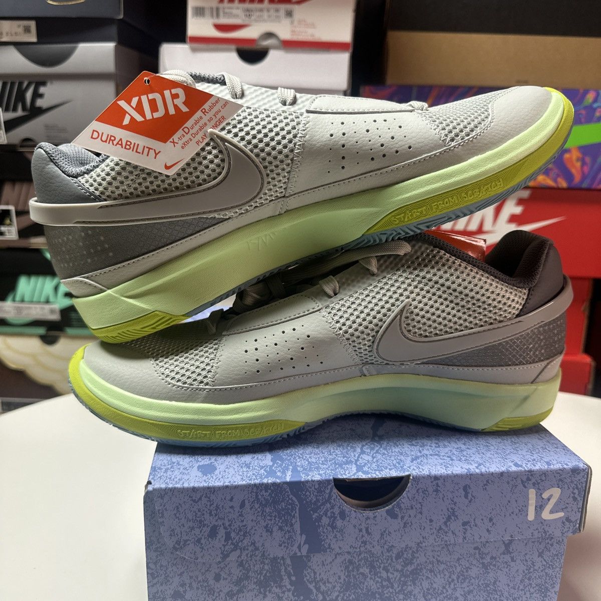 NBA × Nike New Nike Ja 1 MORANT Light Silver Mens Size 10.5 Basketball Size US 10.5 / EU 43-44 - 3 Thumbnail