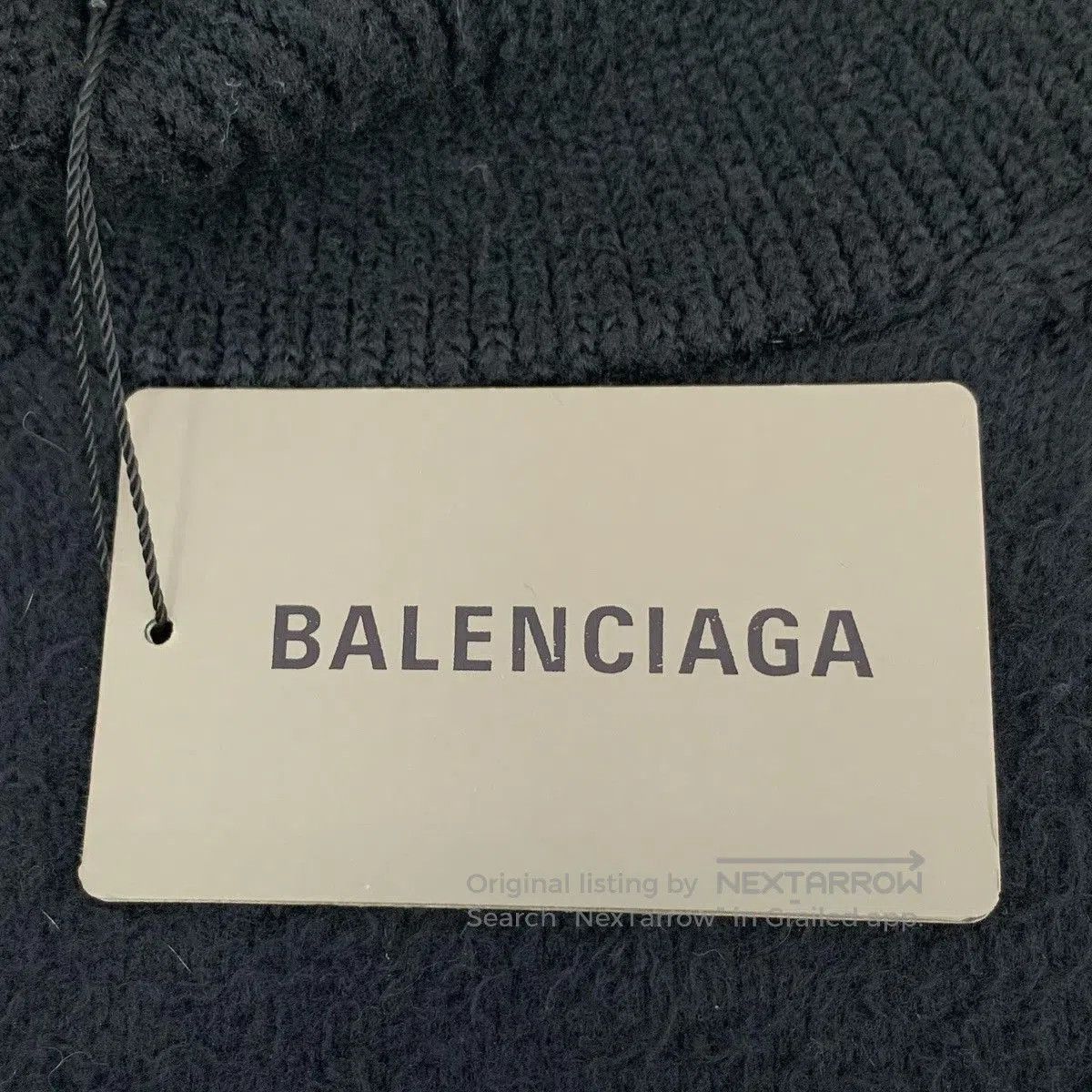Balenciaga Black Turtleneck Sweater with XXXL Graphic. Size US L / EU 52-54 / 3 - 6 Thumbnail