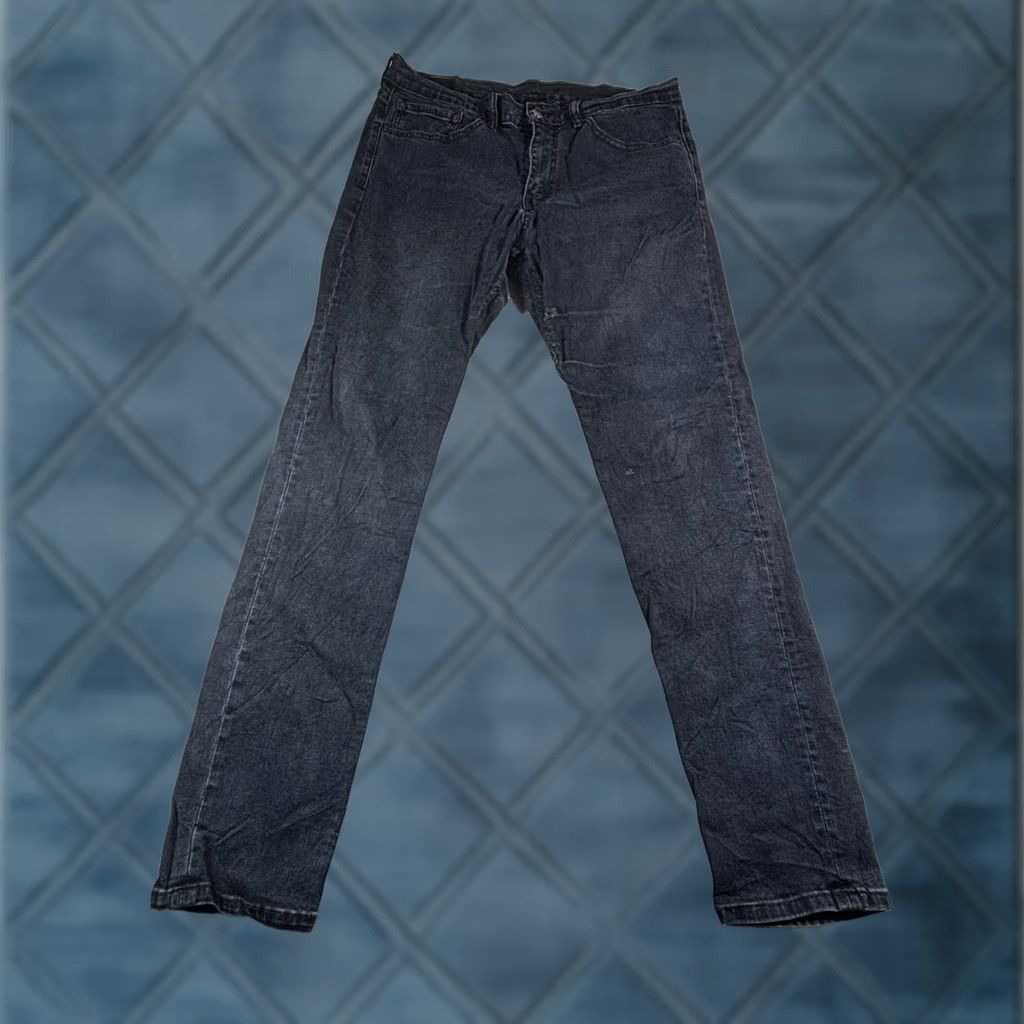Levi's VINTAGE Levi's 511 Jeans Men Slim 34x32 Distressed Denim Straight Leg 5-Pocket USA 90s Mens Jeans Blue Size US 34 / EU 50 - 1 Thumbnail
