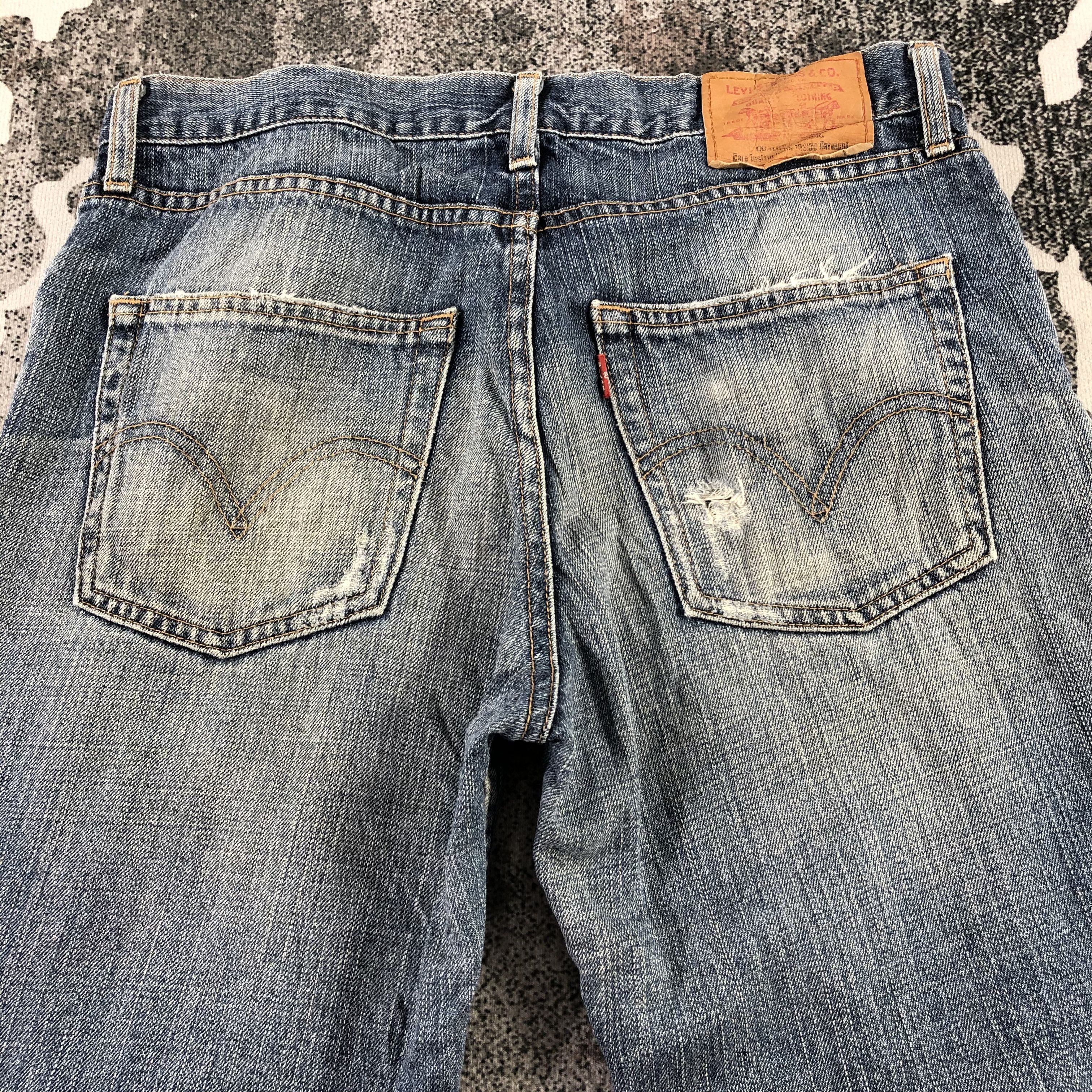 Levi's Vintage Levi's 533 Jeans DIstressed Denim KJ1458 Size US 33 - 4 Thumbnail