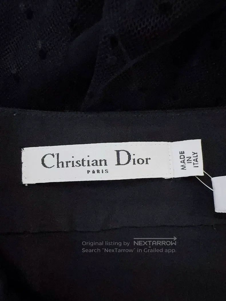 Dior Dior Black tulle skirt Size 42" / US 20 - 3 Thumbnail