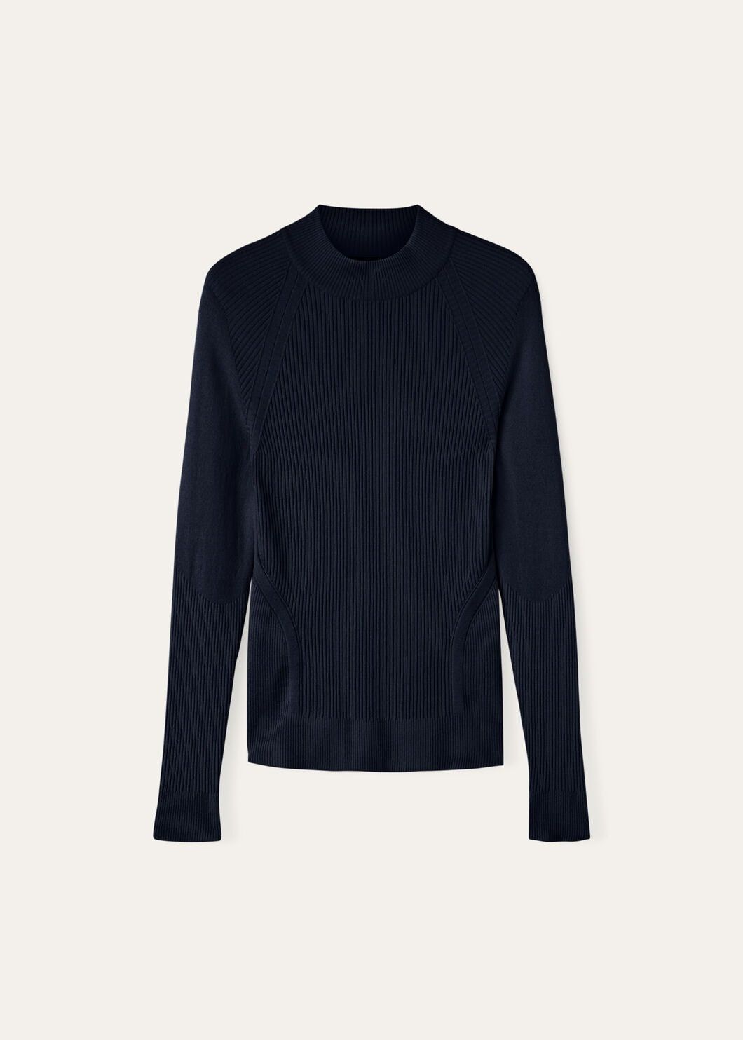 Loro Piana o1w1db10825 FAO6449 Alpe Otro Polo neck Sweater in Navy Blue Size S / US 4 / IT 40 - 1 Thumbnail