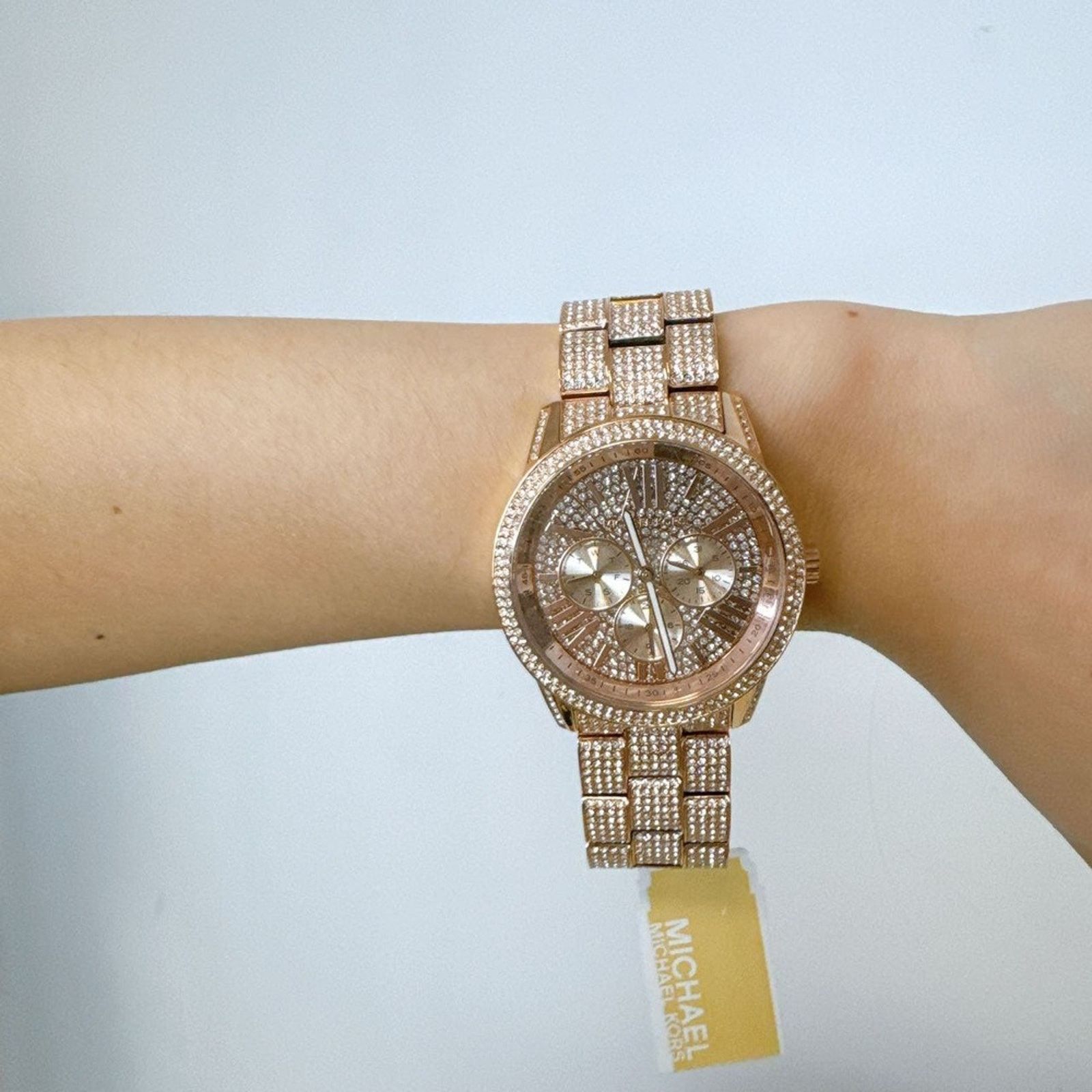 MICHAEL KORS “JAYNE” MK7099 BROWN WATCH Michael Kors (IN)MICHAEL KORS MK7099 JAYNE BROWN GOLD  main image 3