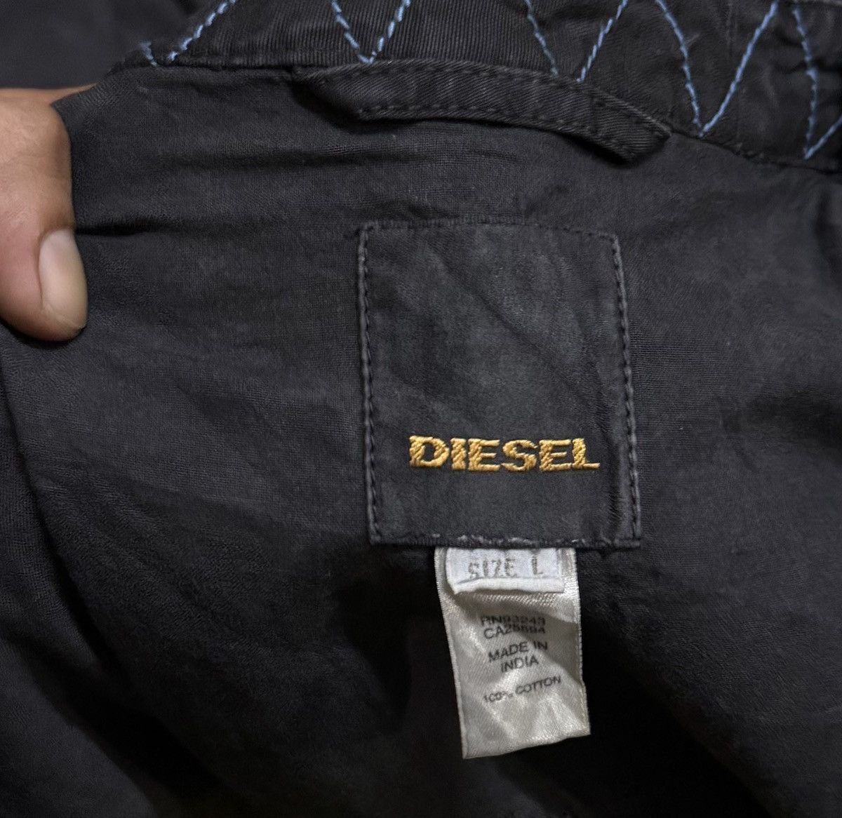 Diesel DIESEL JACKET BLACK VINTAGE Size US L / EU 52-54 / 3 - 10 Thumbnail