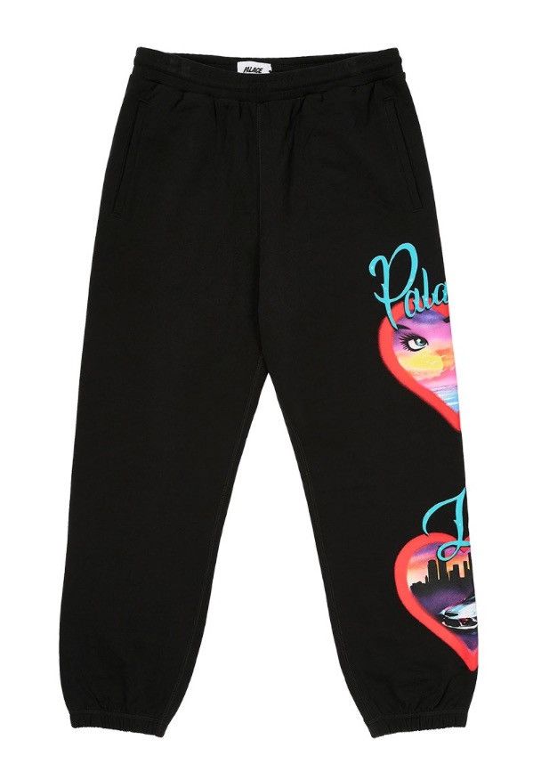 Palace Palace Forever Joggers Black Size Large Logo Sweatpants Size US 34 / EU 50 - 1 Thumbnail