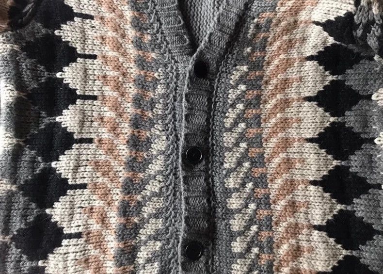 Dries Van Noten driesvan noten Pure wool sweater with pattern 2503-Nextarr Size US L / EU 52-54 / 3 - 5 Thumbnail