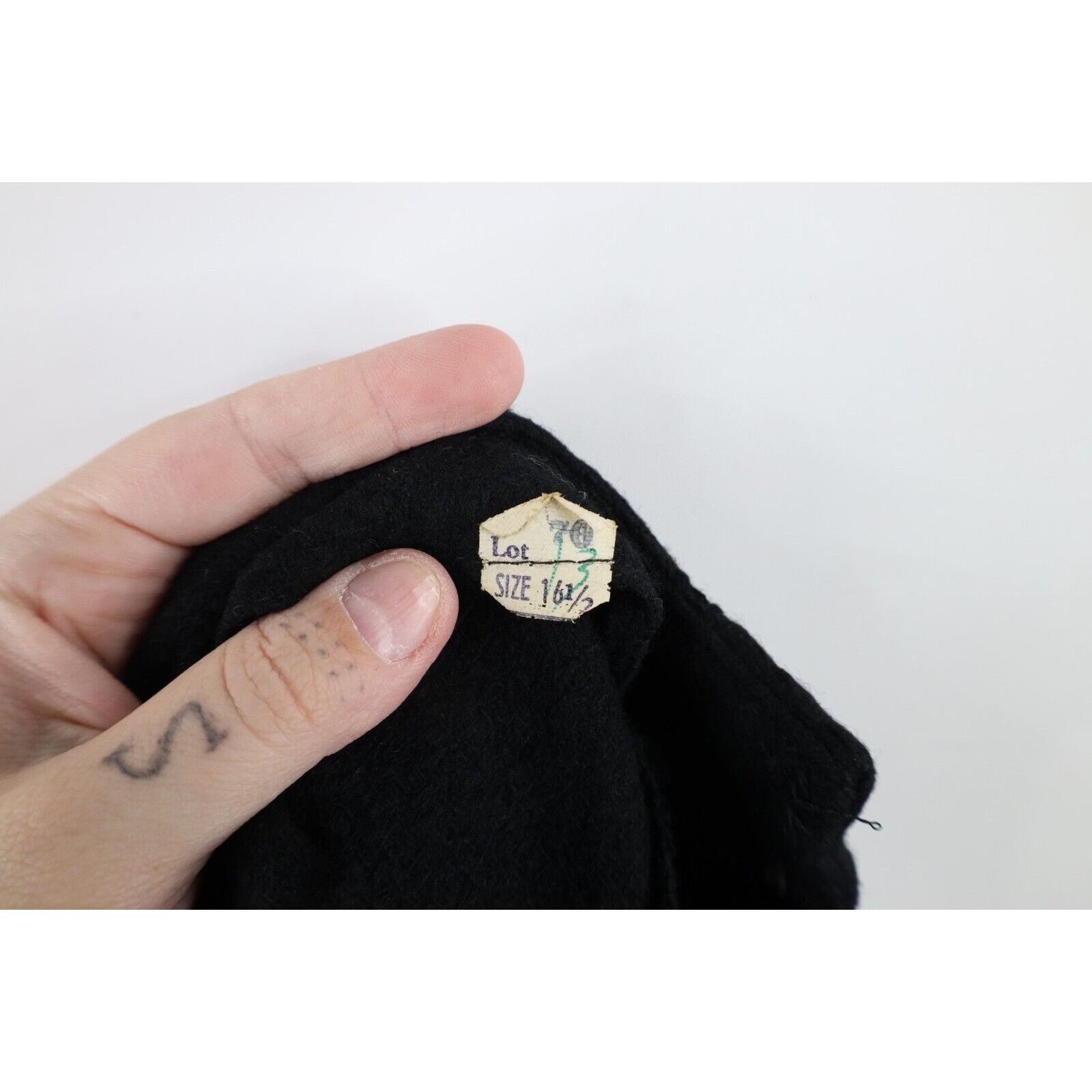 Vintage Vintage 50s 60s Rockabilly Wool Knit Dress Size XXL / US 16-18 / IT 52-54 - 13 Thumbnail