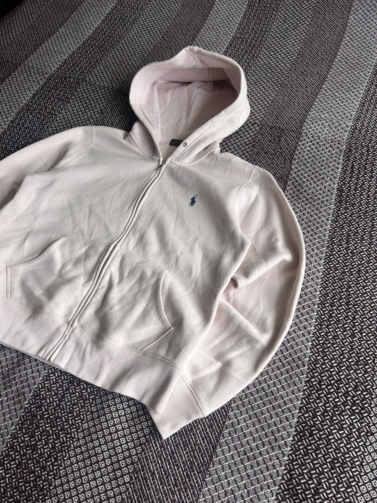 Polo Ralph Lauren Polo Ralph Lauren Zip Pink Hoodie Unisex Streetwear Size M Size US M / EU 48-50 / 2 - 2 Thumbnail