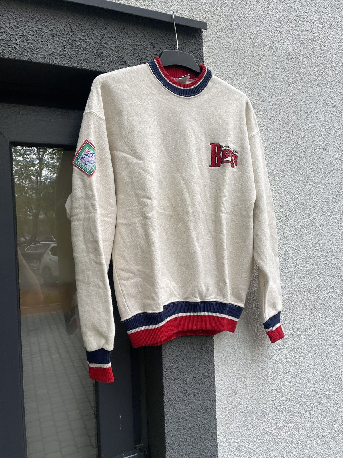MLB 1992 The Game Atlanta Braves Grail Milk vintage Sweatshirt Size US L / EU 52-54 / 3 - 13 Thumbnail