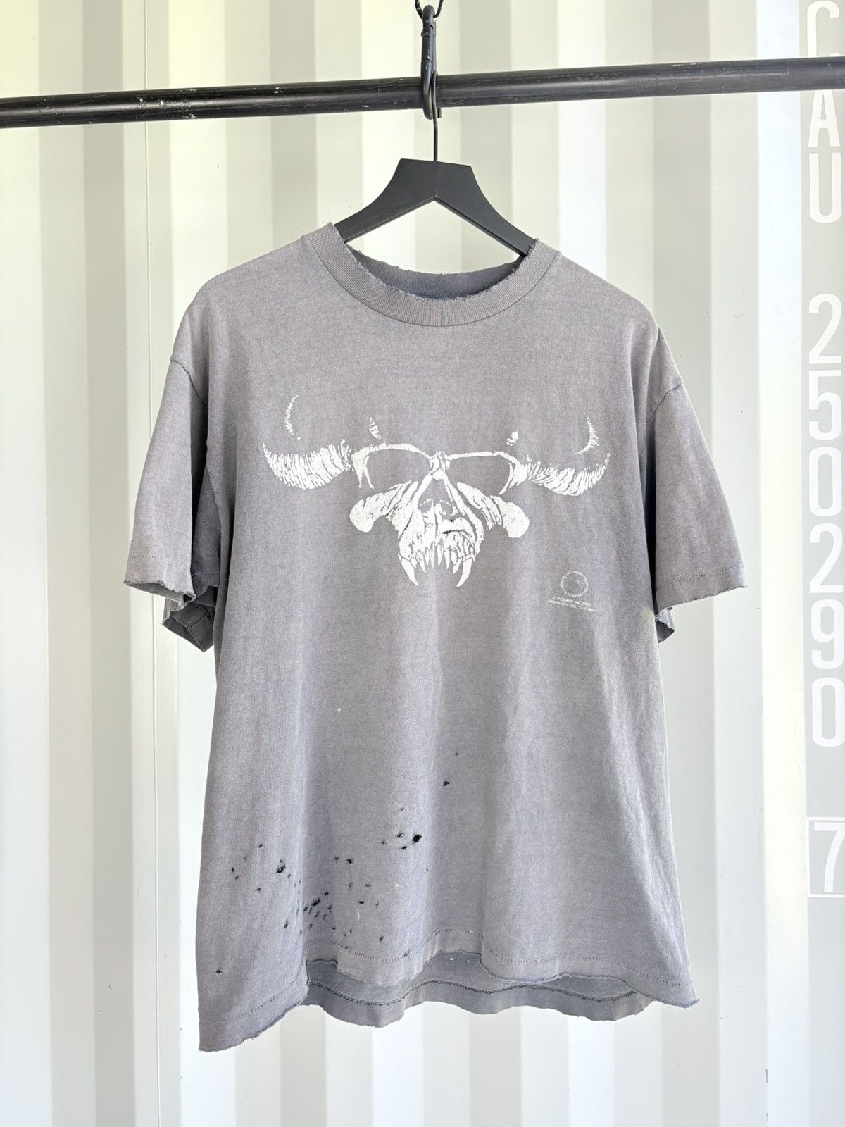 Band Tees Danzig Thrashed Faded Tee Shirt Distressed ERD Grunge Size US XL / EU 56 / 4 - 2 Thumbnail