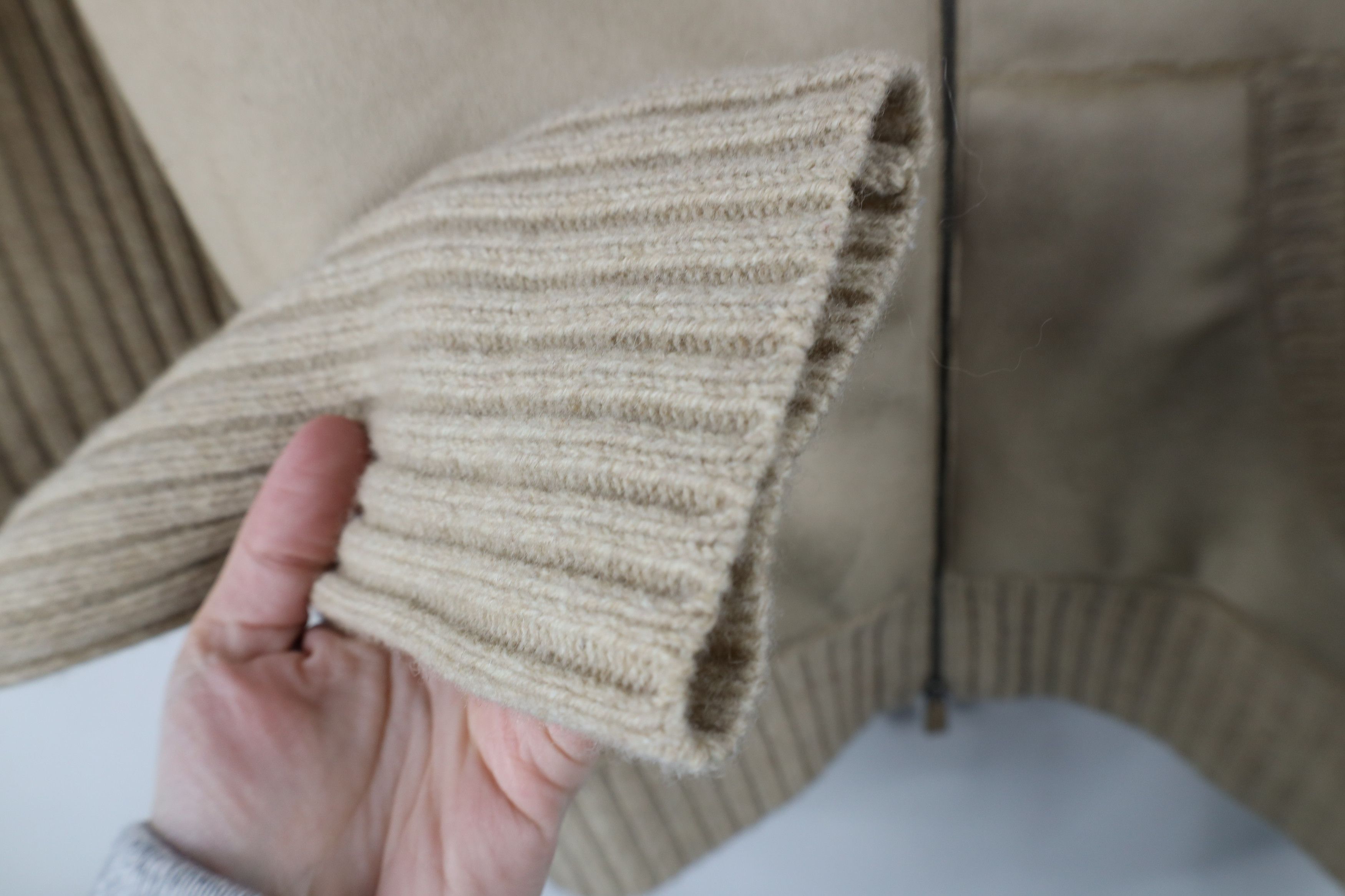 Ralph Lauren × Vintage Vintage 90s Ralph Lauren Ribbed Knit Sweater Jacket Swacket Size XL / US 12-14 / IT 48-50 - 6 Thumbnail