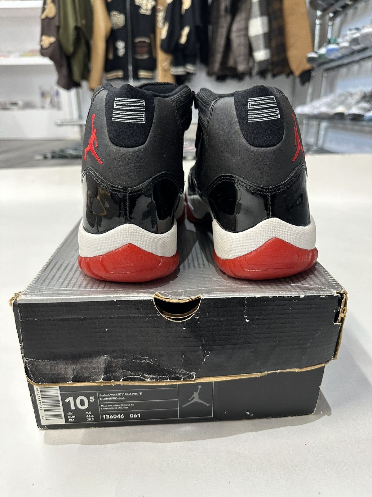 Jordan Brand Nike Air Jordan 11 retro black varsity red white 2001 Grailed