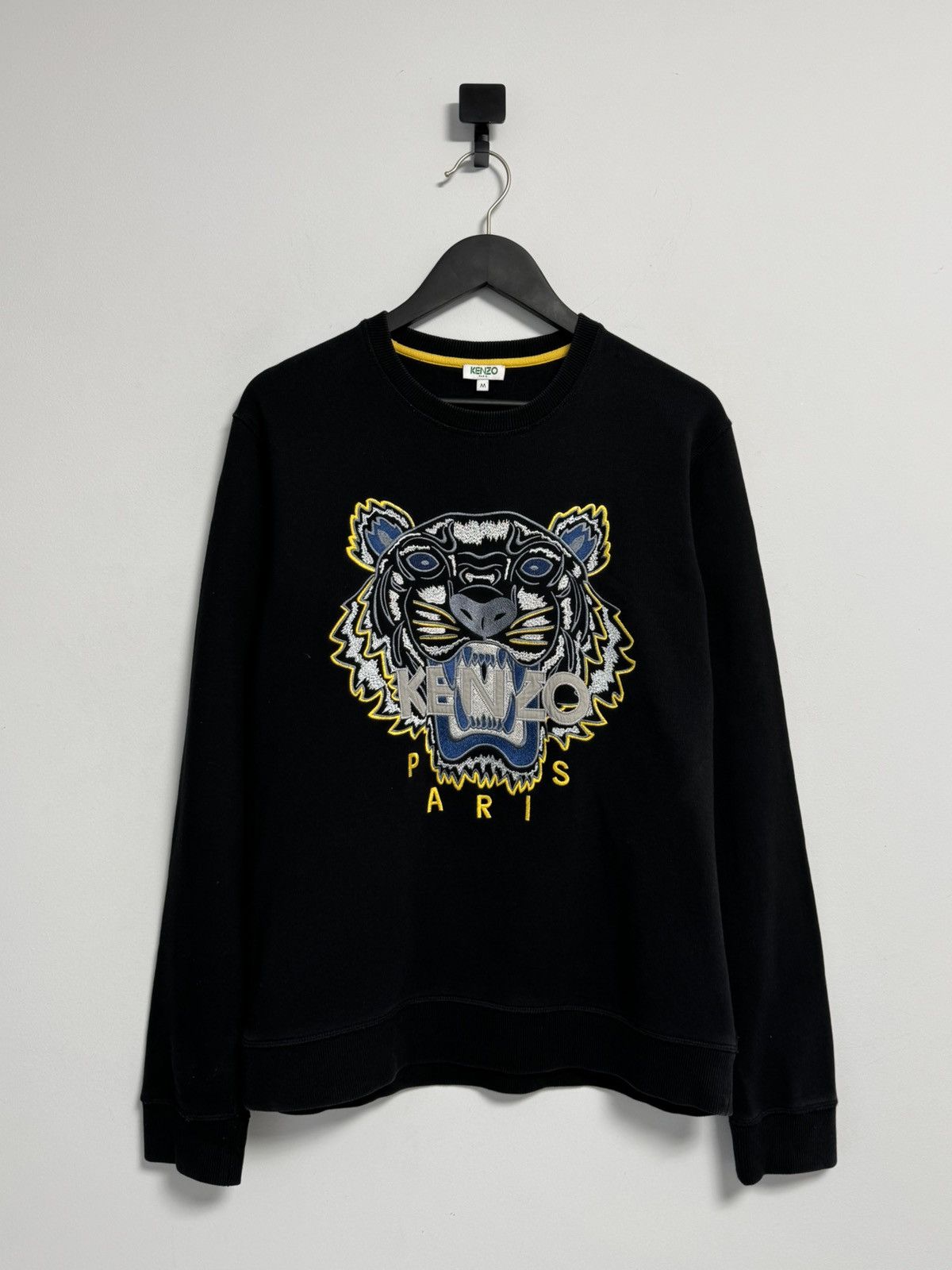 Kenzo Kenzo Paris Black Tiger Sweatshirt Streetwear Style Size US M / EU 48-50 / 2 - 1 Thumbnail