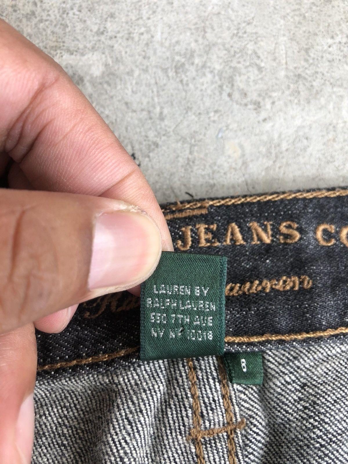 Ralph Lauren Japanese Lauren Flared Jeans Boro Patchwork Distressed Size US 30 / EU 46 - 21 Thumbnail