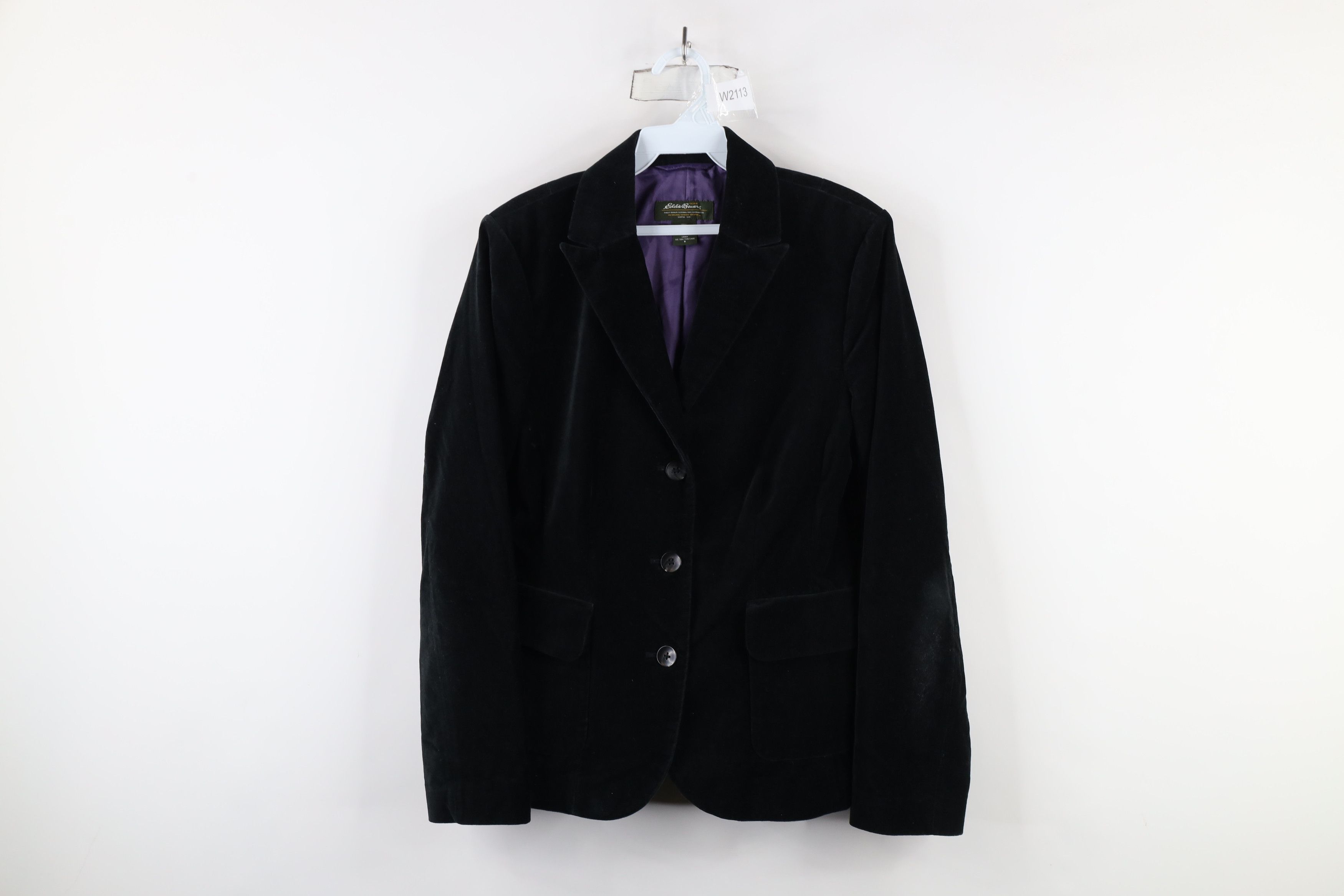 Eddie Bauer × Vintage Vintage Eddie Bauer 3 Button Blazer Jacket Suit Coat Black Size M / US 6-8 / IT 42-44 - 1 Thumbnail