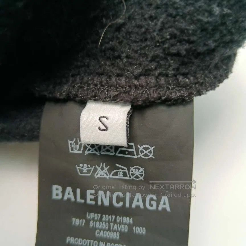 Balenciaga Balenciaga Size S Cotton Logo Hoodie. Size S / US 4 / IT 40 - 6 Thumbnail