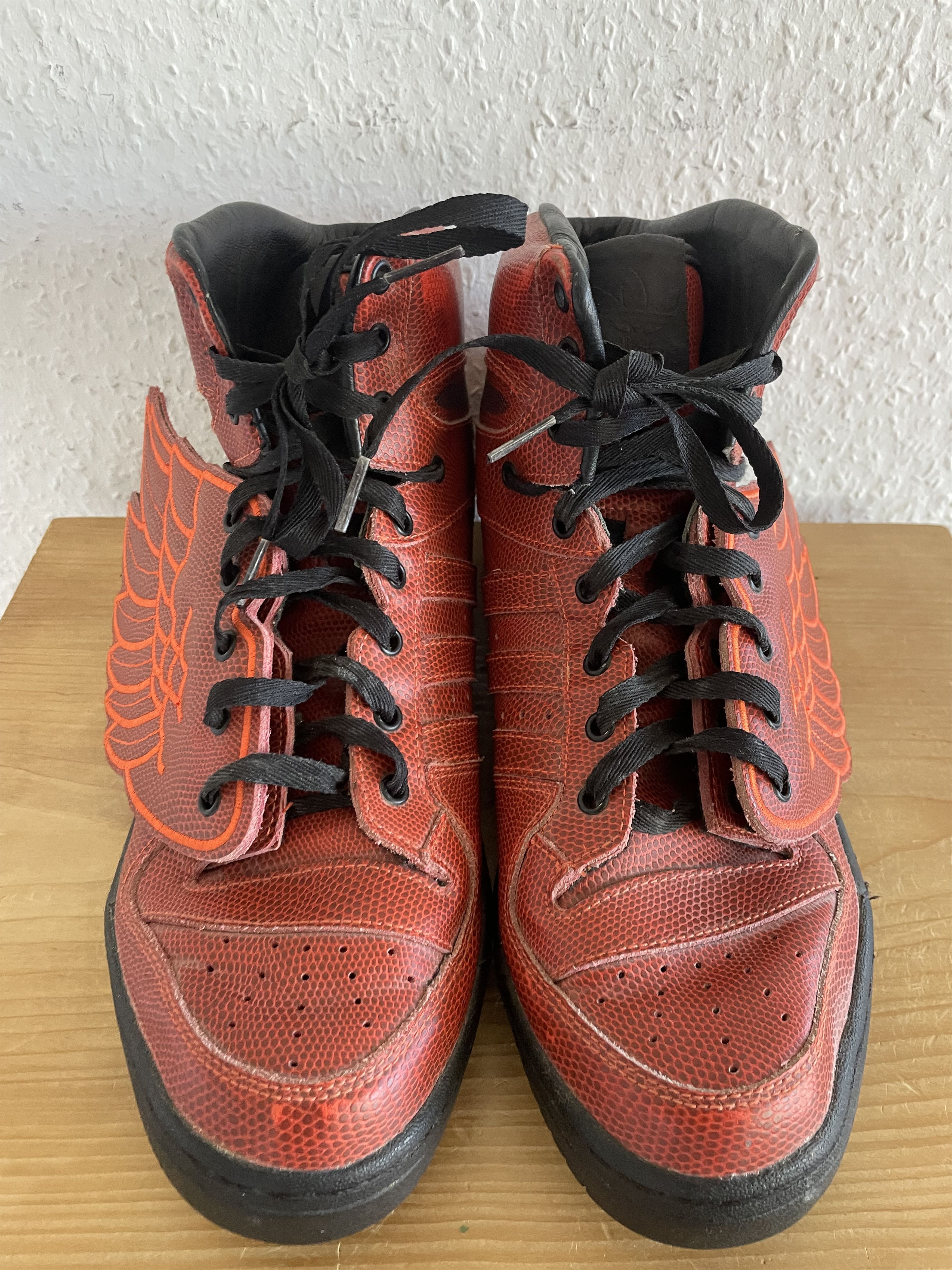 Adidas × Jeremy Scott JS Wings “B-Ball” High Top Sneakers Size US 11.5 / EU 44-45 - 8 Thumbnail