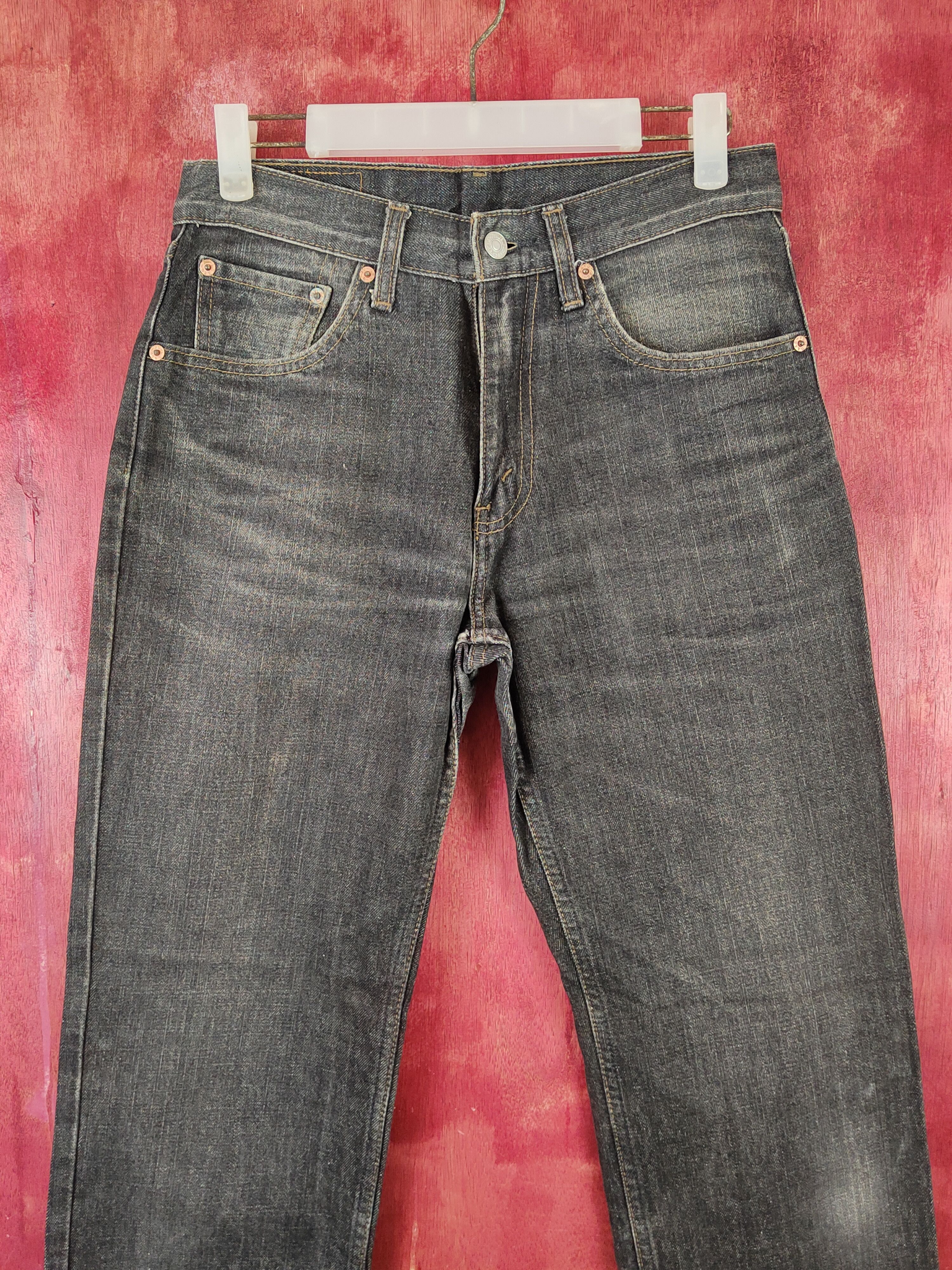 Levi's Levi's Black Distressed Ripped Jeans #S1827 Size US 29 - 2 Thumbnail