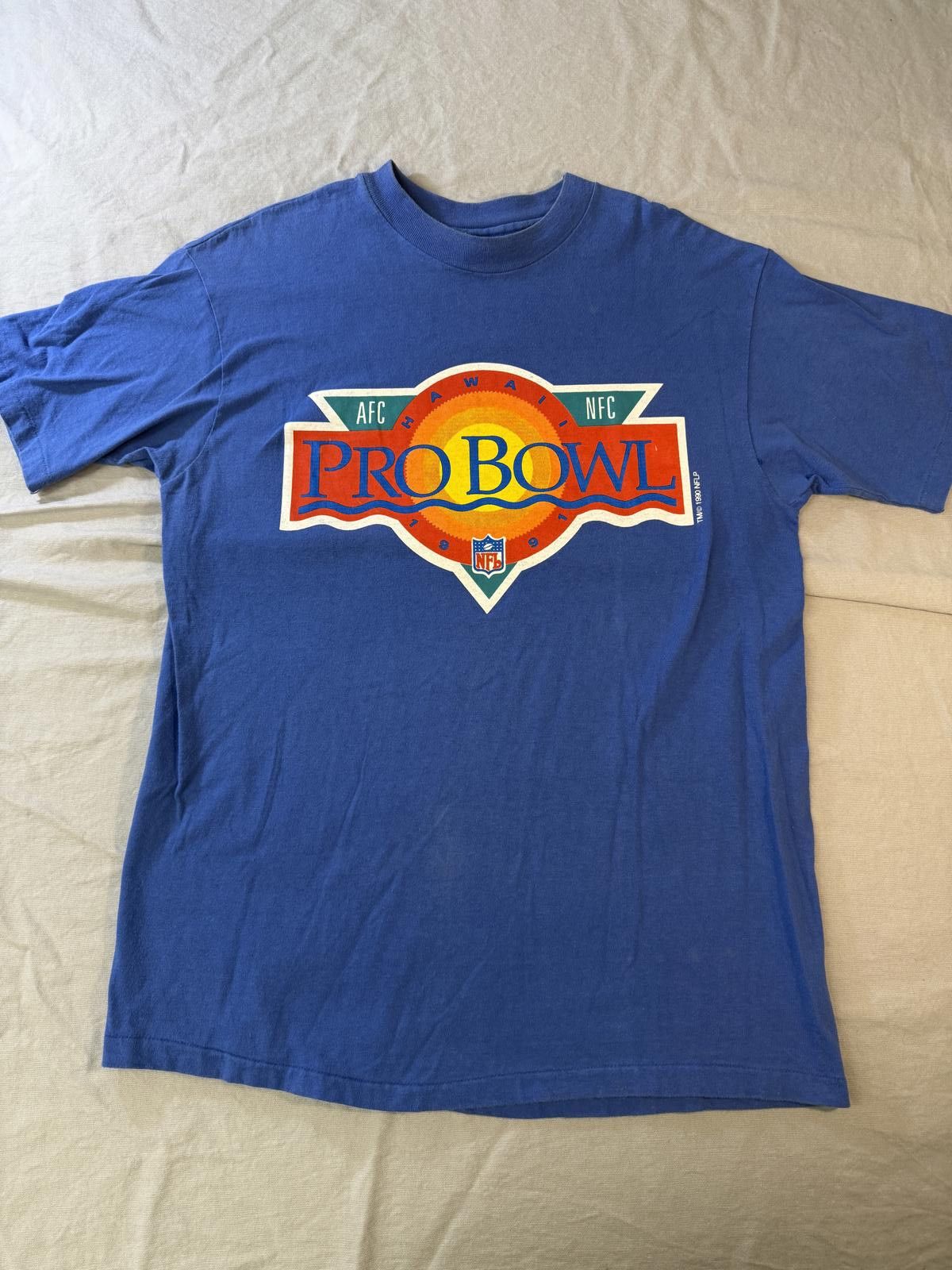 Hanes VTG T-shirt NFL Pro Bowl Hawaii 1991 Tee - L Size US L / EU 52-54 / 3 - 1 Thumbnail