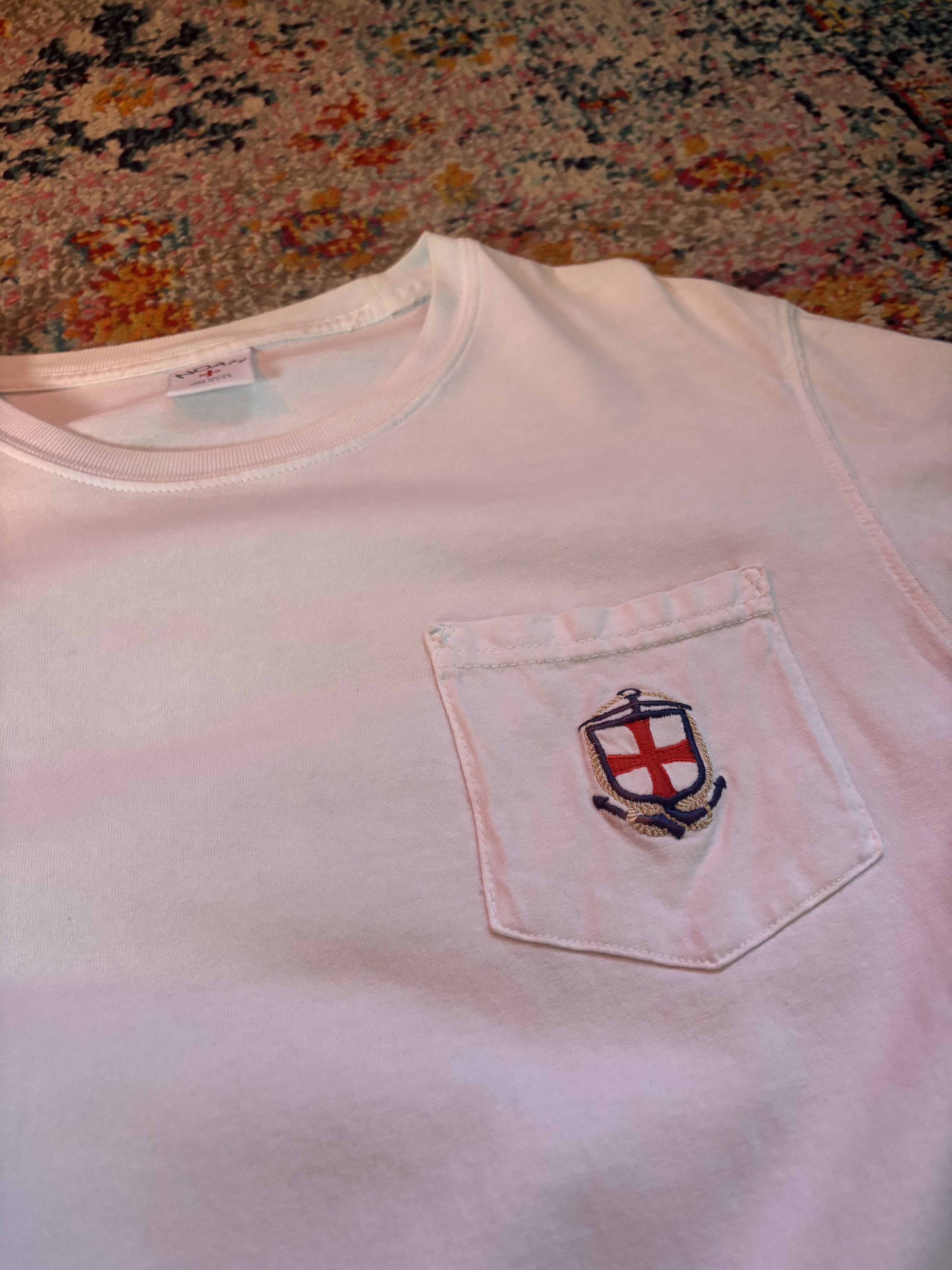 Noah Noah NYC Embroidered Crest Logo Pocket Tee - Size Medium Size US M / EU 48-50 / 2 - 2 Thumbnail