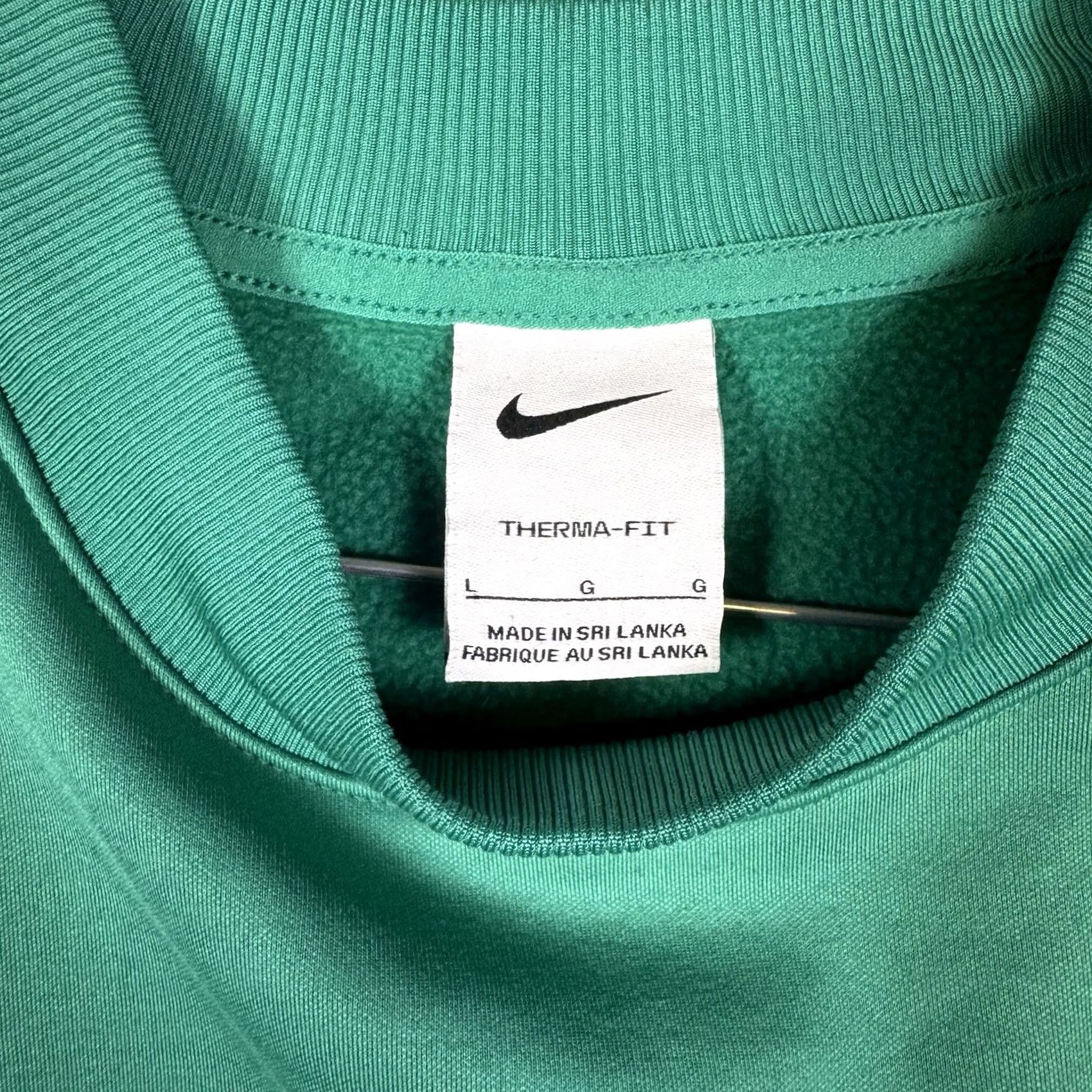 Nike Nike Therma-Fit Tech Sweatshirt Mens L Center Swoosh Logo Tape Pullover Green DQ5513 Size US L / EU 52-54 / 3 - 7 Thumbnail