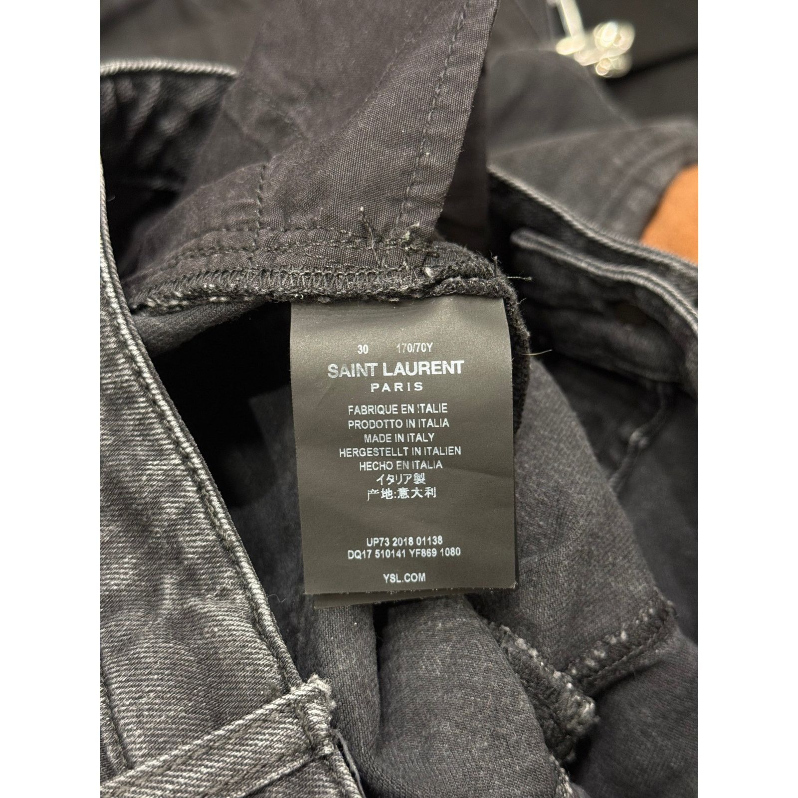 Saint Laurent Paris 2018 Saint Laurent black skinny jeans Size US 30 / EU 46 - 7 Thumbnail