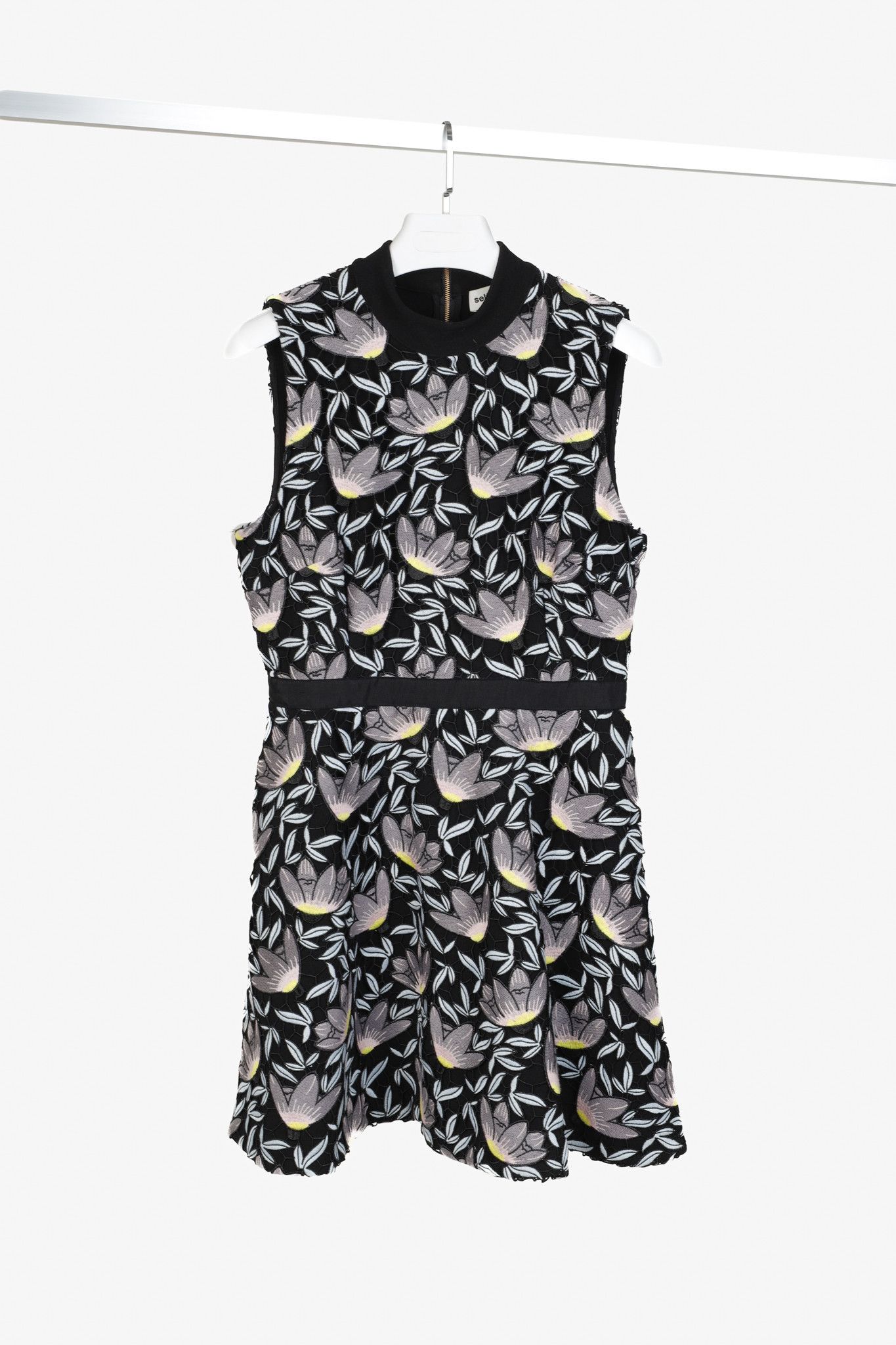 Self-Portrait Self-Portrait Resort 2017 Peony Floral Lace Sleeveless Dress Size L / US 10 / IT 46 - 1 Thumbnail