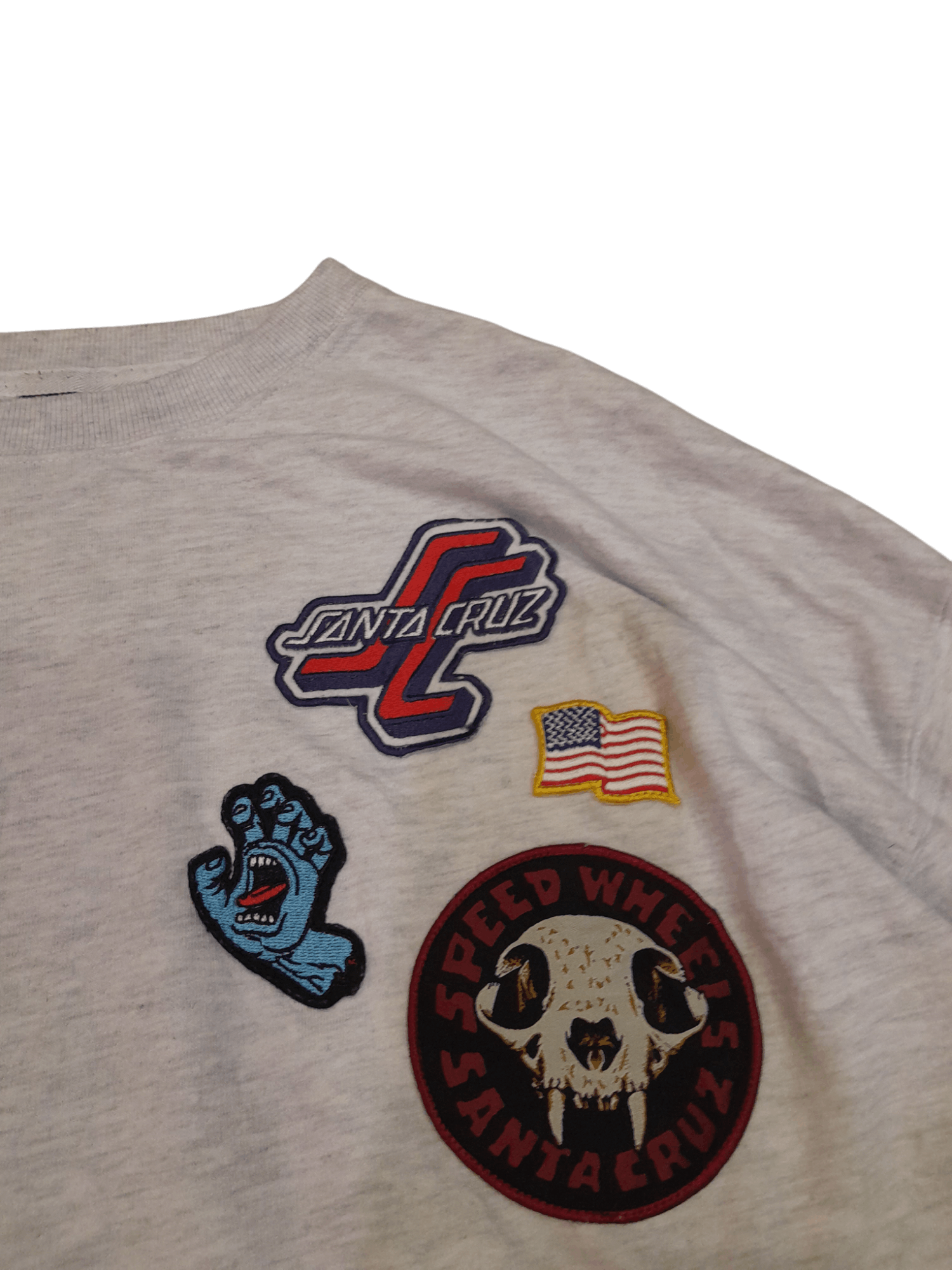Santa Cruz Skateboards Santa Cruz Patches Oversized Sweatshirt (F487) Size US XL / EU 56 / 4 - 3 Thumbnail